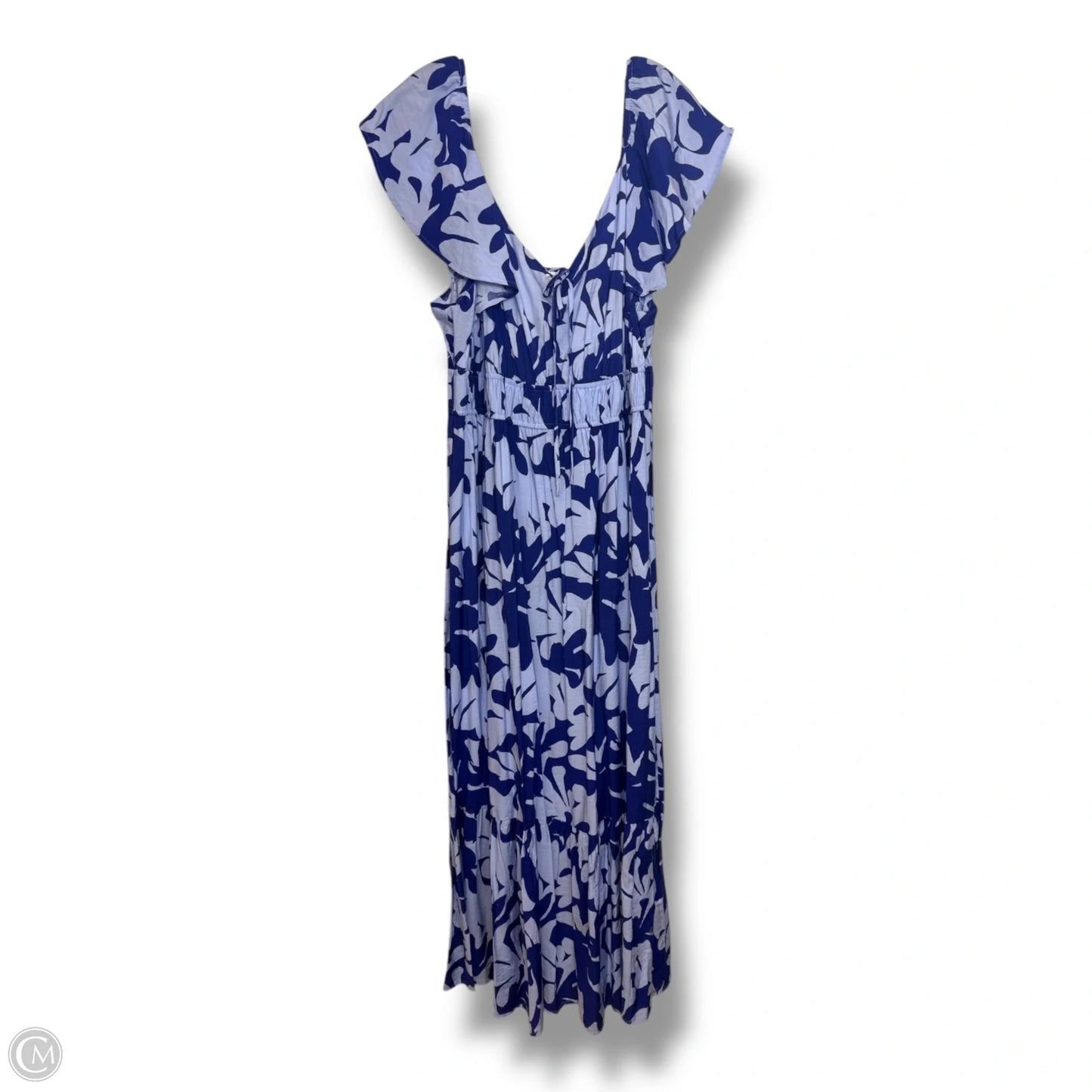 Dress Casual Maxi By Nine West Apparel In Blue, Size: Xxl