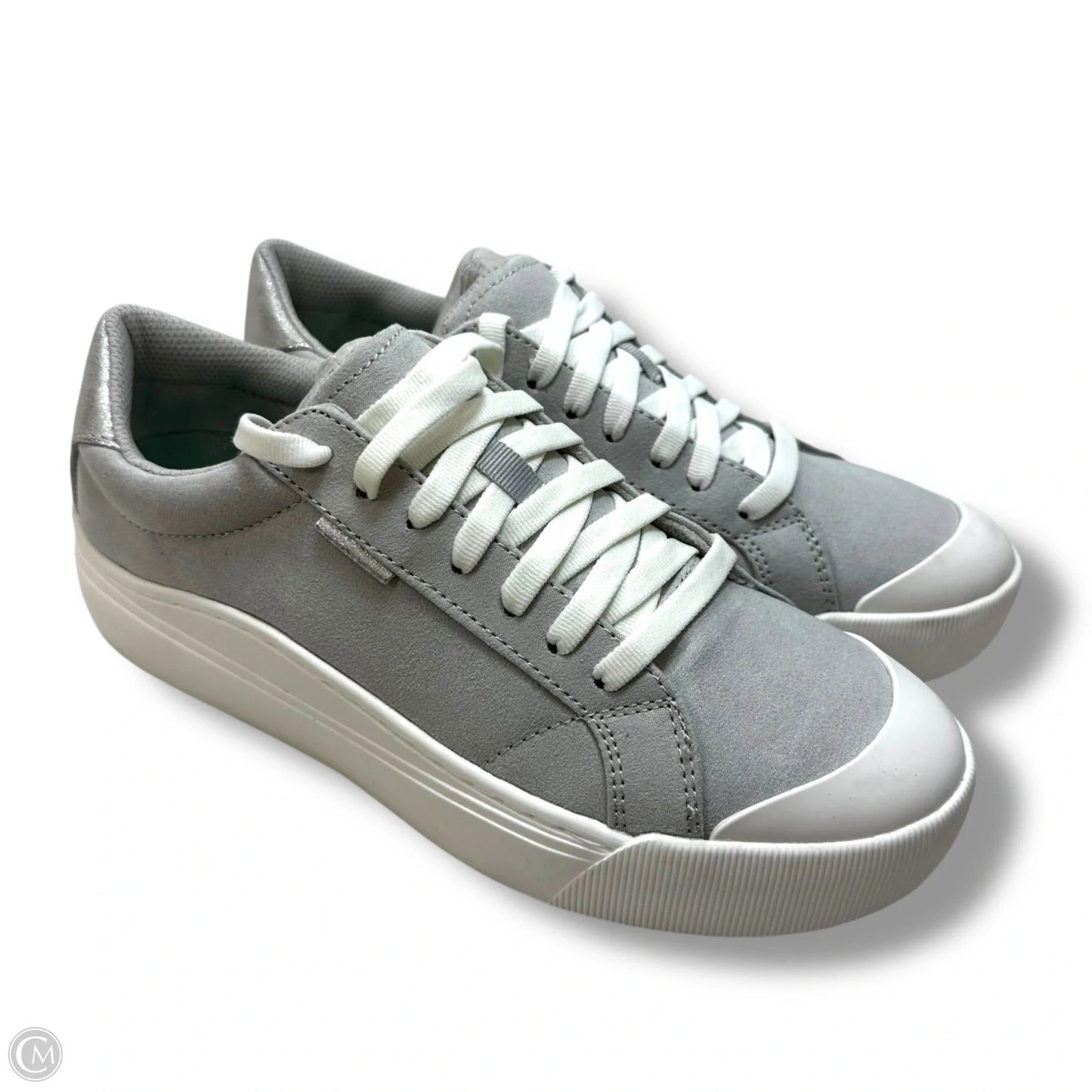 Shoes Sneakers By Dr Scholls In Grey, Size: 8