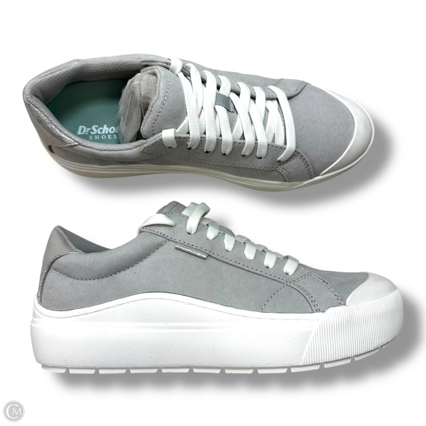 Shoes Sneakers By Dr Scholls In Grey, Size: 8