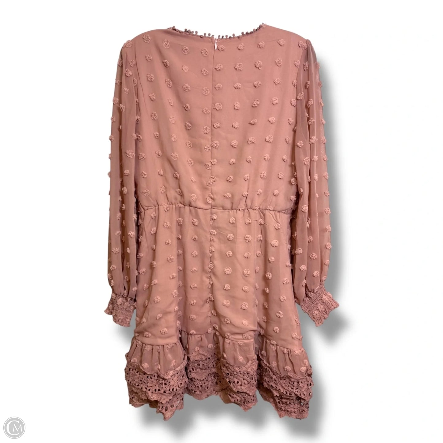 Dress Party Short By Clothes Mentor In Mauve, Size: L