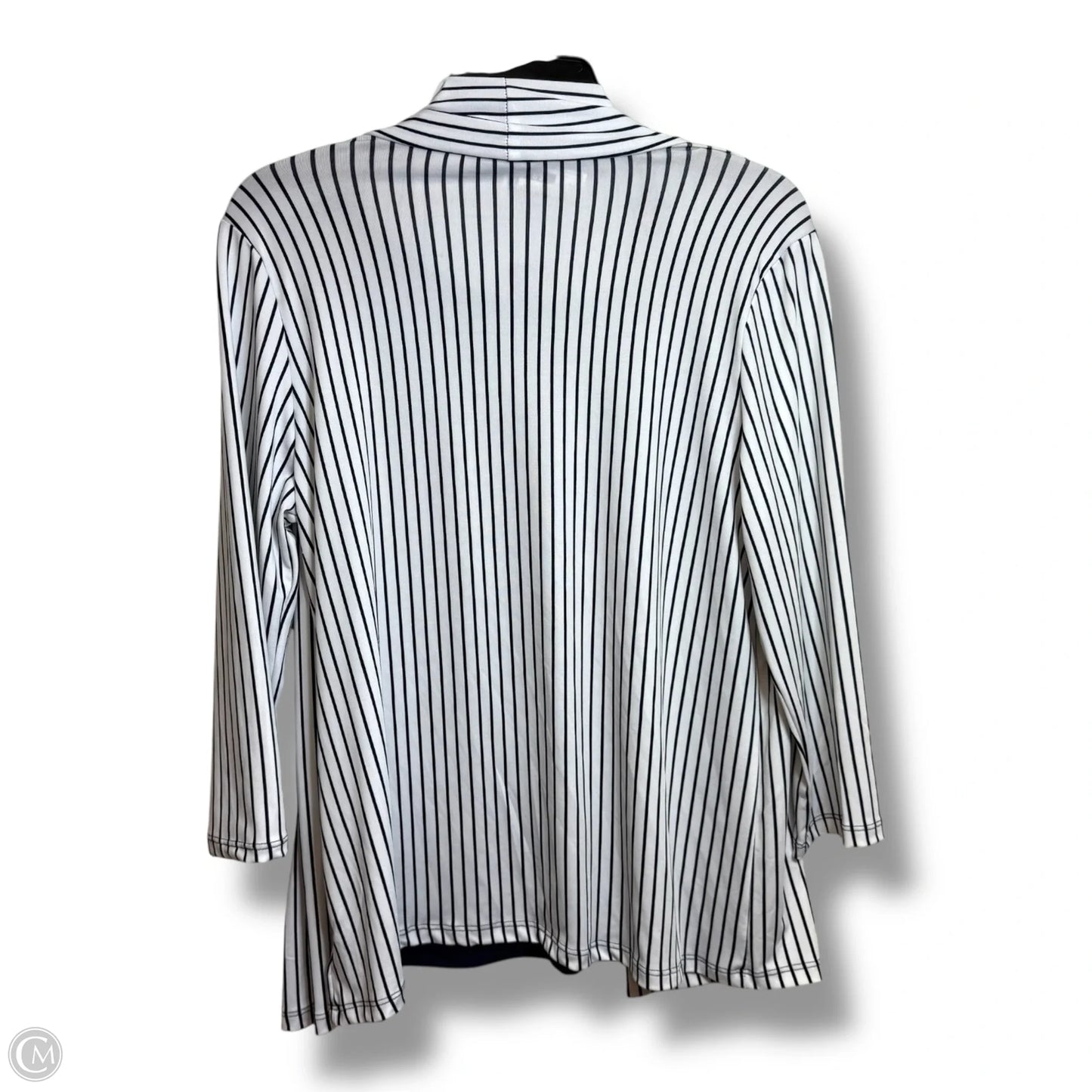 Top Long Sleeve By Cmf In Striped Pattern, Size: M