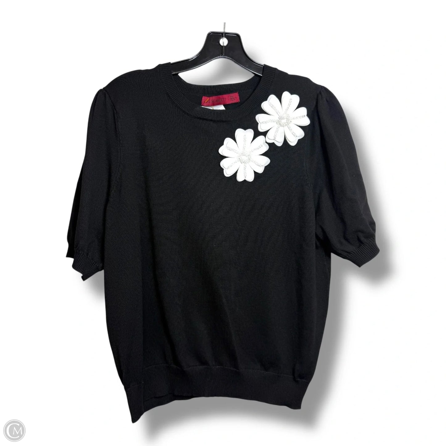 Top Short Sleeve By Clothes Mentor In Black, Size: Xlp