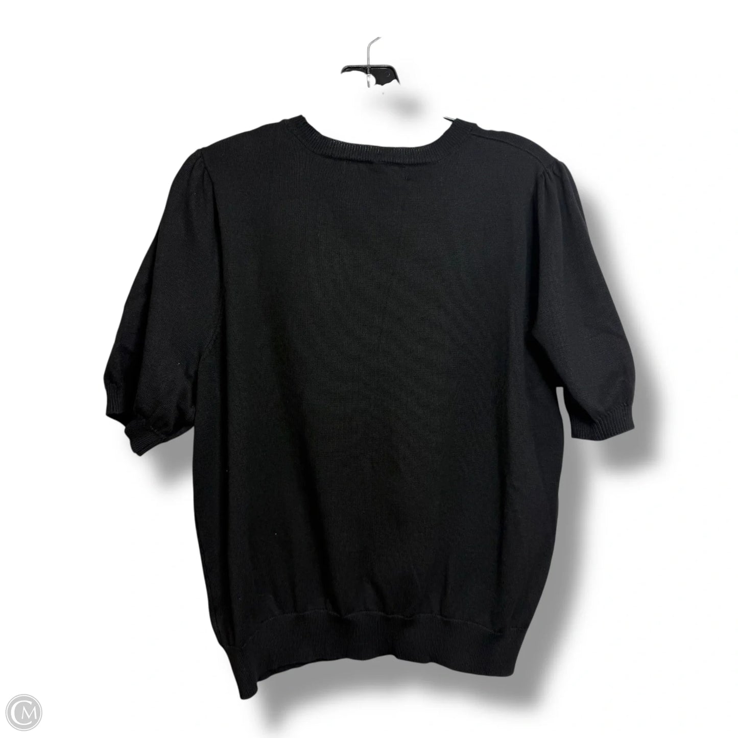 Top Short Sleeve By Clothes Mentor In Black, Size: Xlp