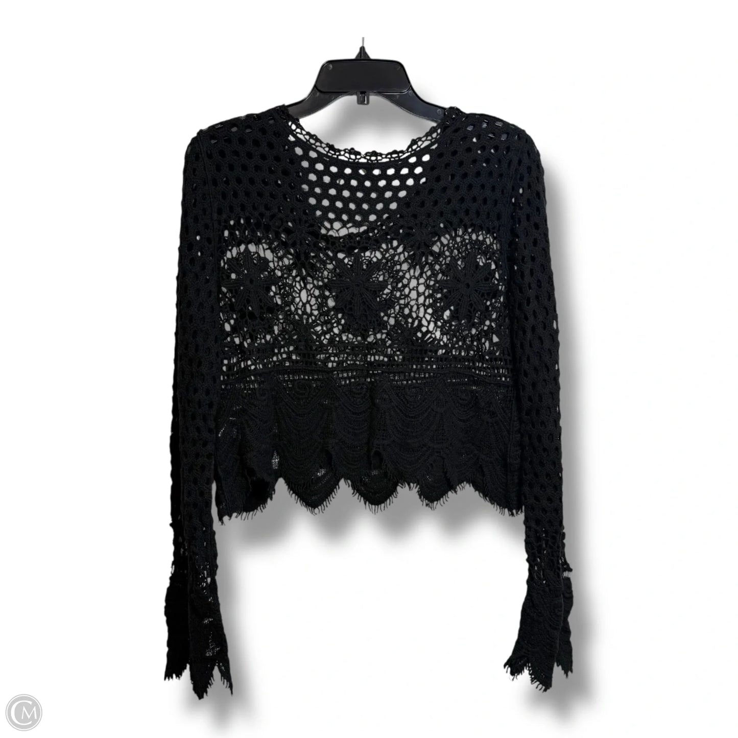 Top Long Sleeve By Clothes Mentor In Black, Size: Xl