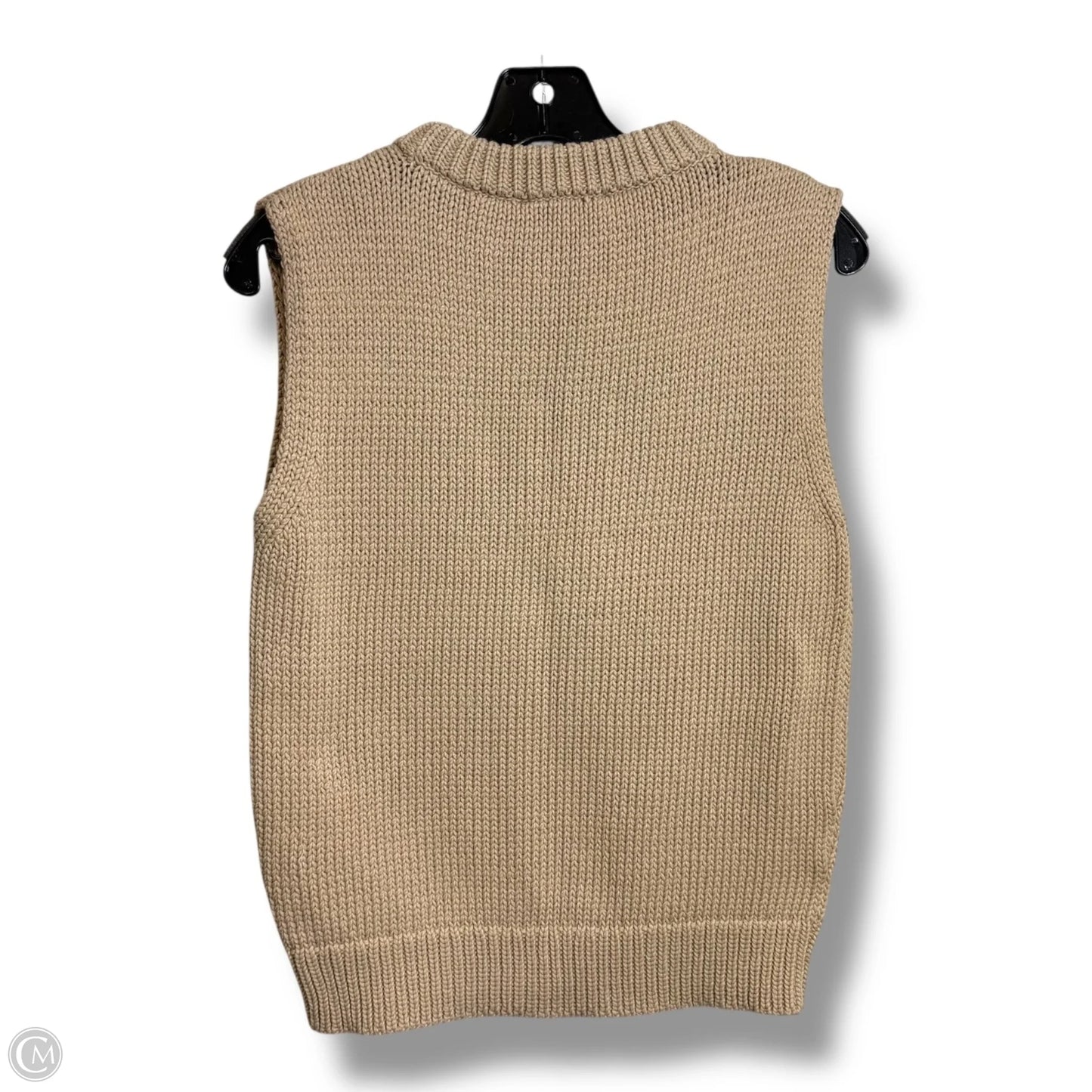 Top Sleeveless By Ann Taylor In Tan, Size: S