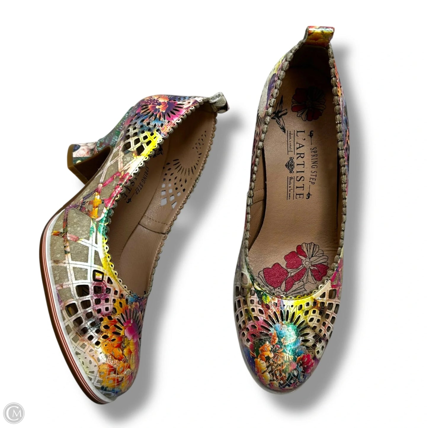 Shoes Heels Block By Spring Step In Multi-colored