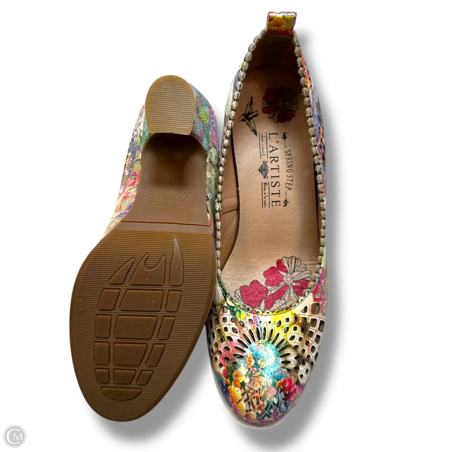 Shoes Heels Block By Spring Step In Multi-colored