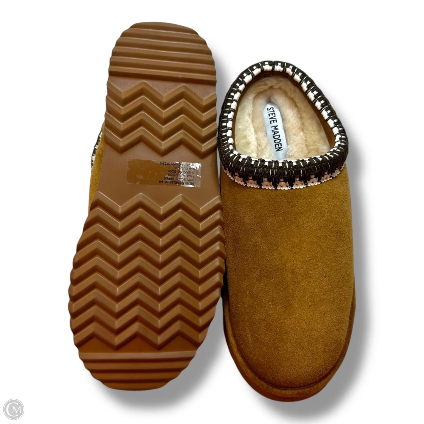 Shoes Heels Platform By Steve Madden In Tan, Size: 9