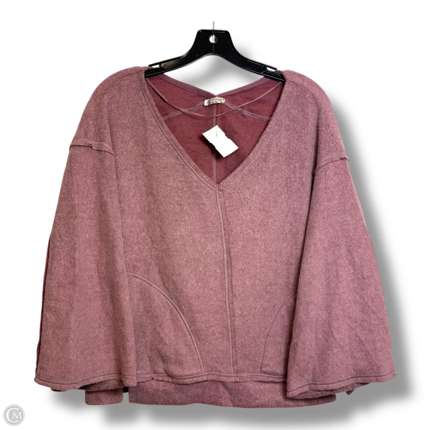 Top Long Sleeve By Free People In Mauve, Size: Xs