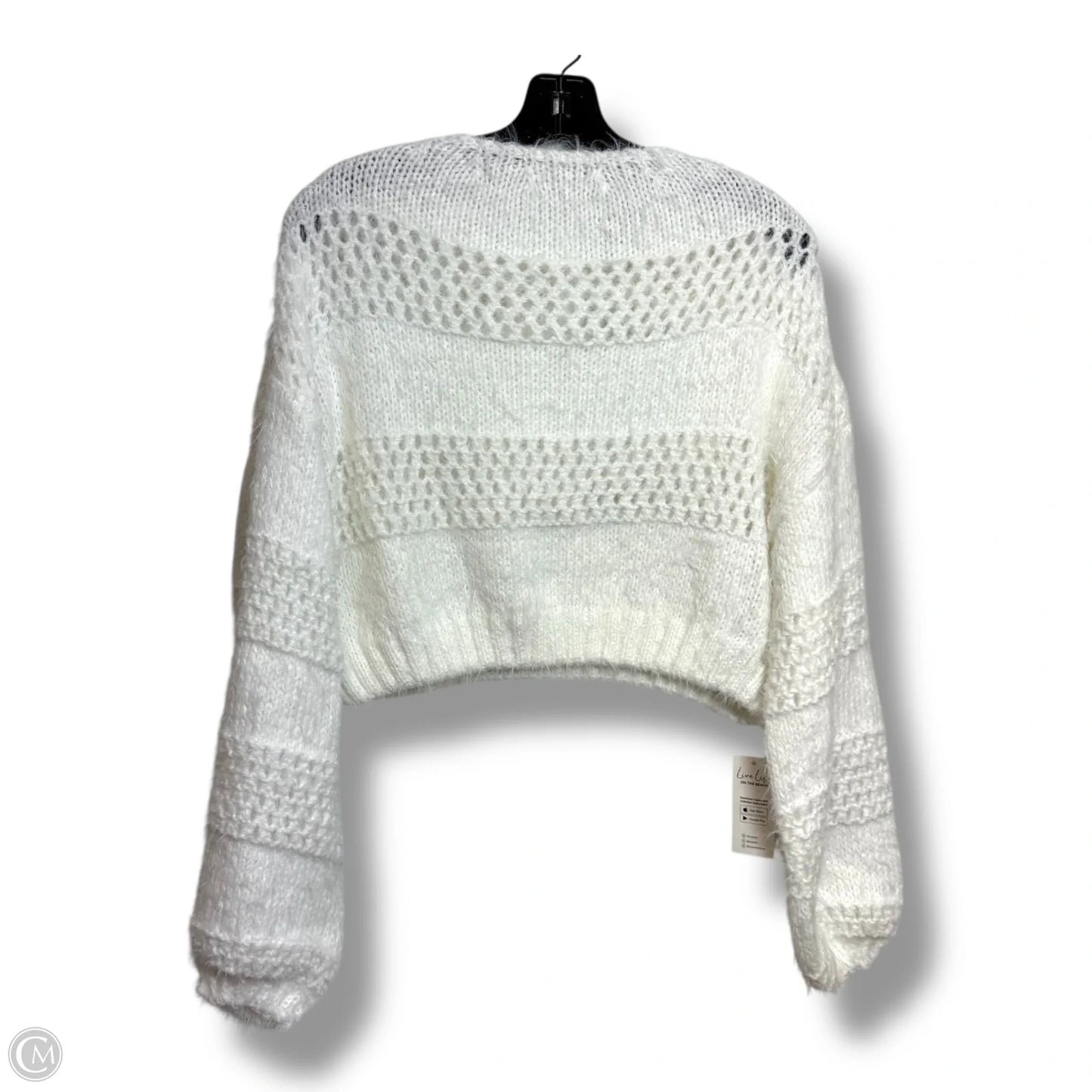Sweater By Cupshe In White, Size: M