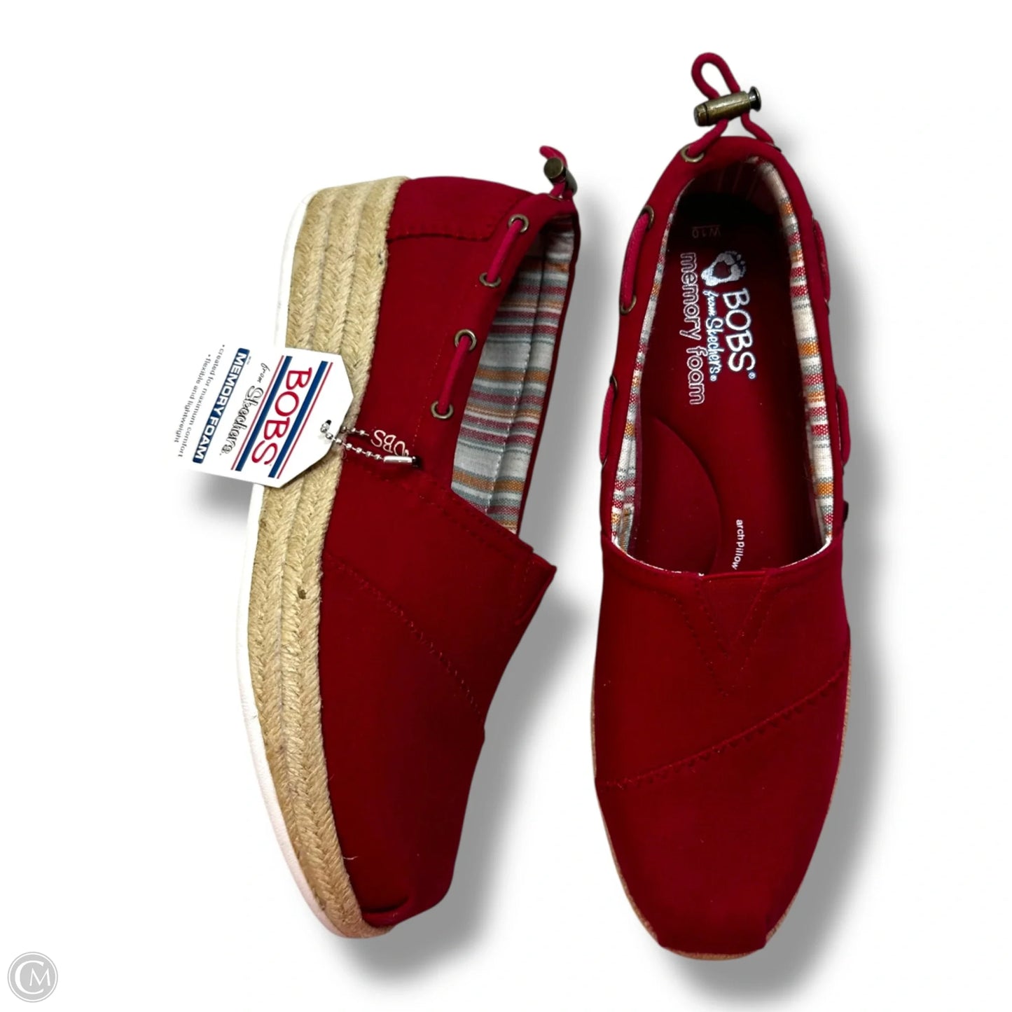 Shoes Heels Wedge By Bobs In Red, Size: 10