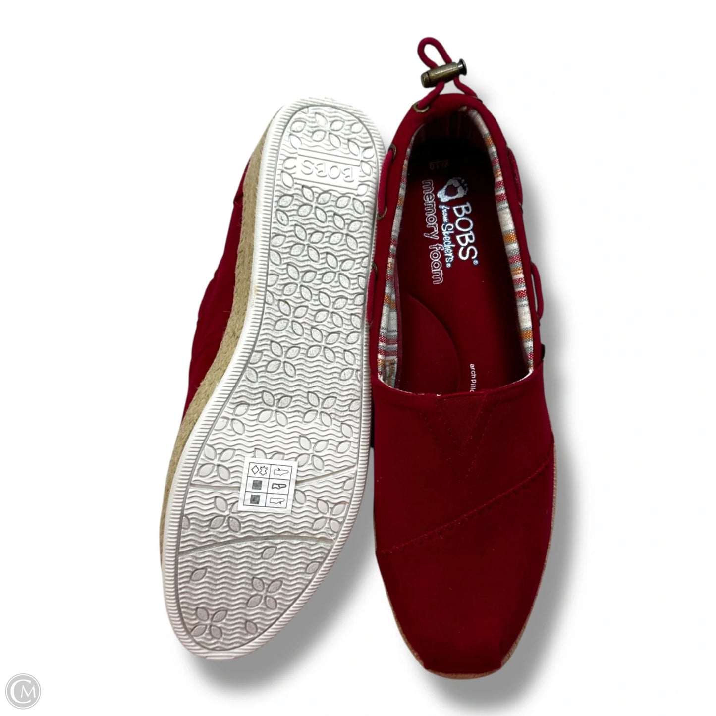 Shoes Heels Wedge By Bobs In Red, Size: 10