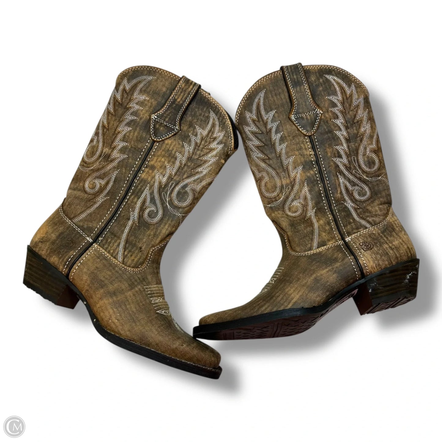 Boots Western By Durango In Tan, Size: 7.5