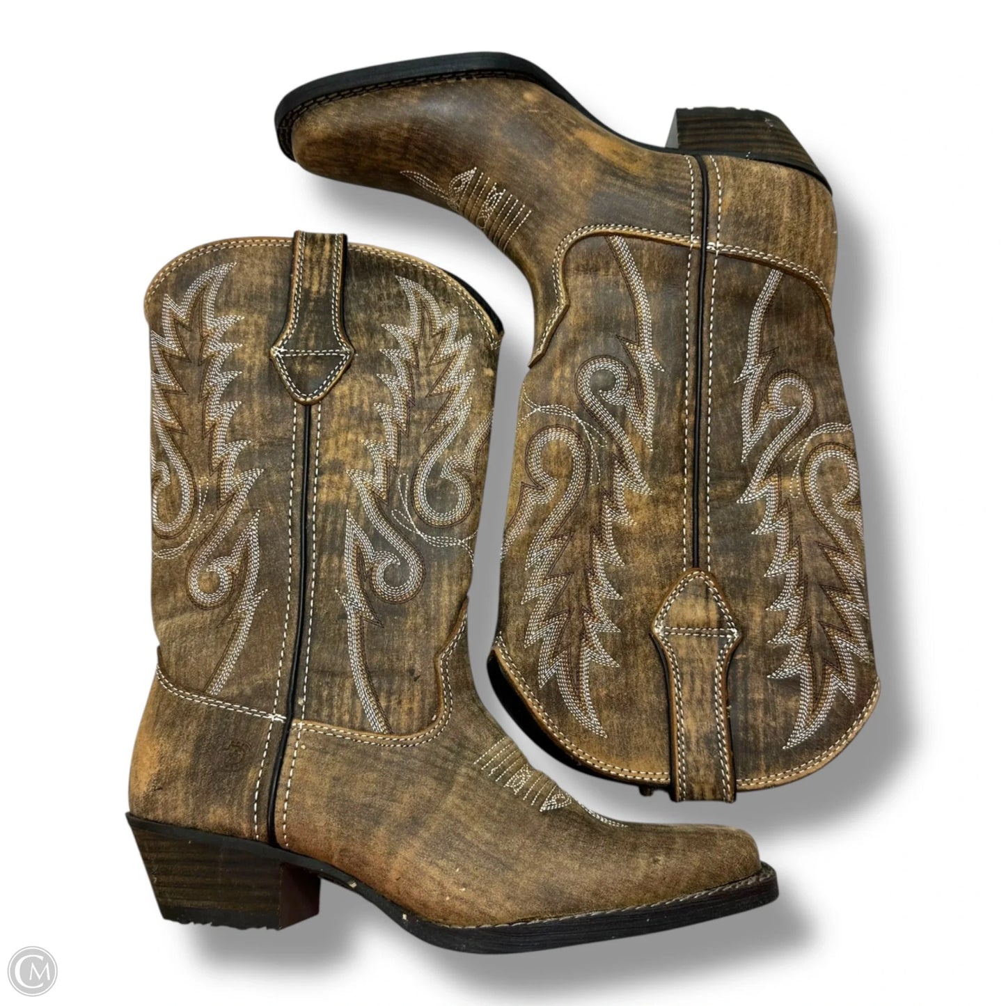 Boots Western By Durango In Tan, Size: 7.5