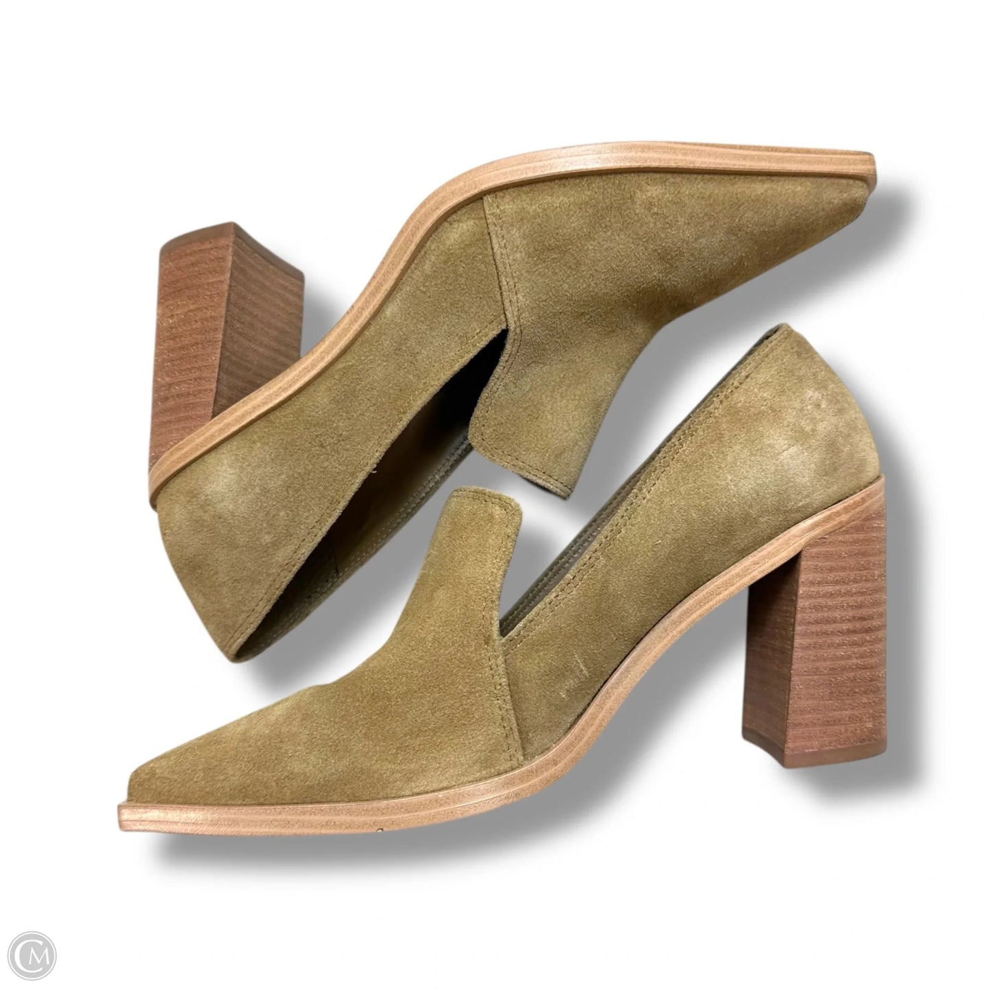 Shoes Heels Block By Vince Camuto In Tan, Size: 8