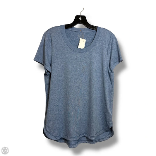 Athletic Top Short Sleeve By Athleta In Blue, Size: M