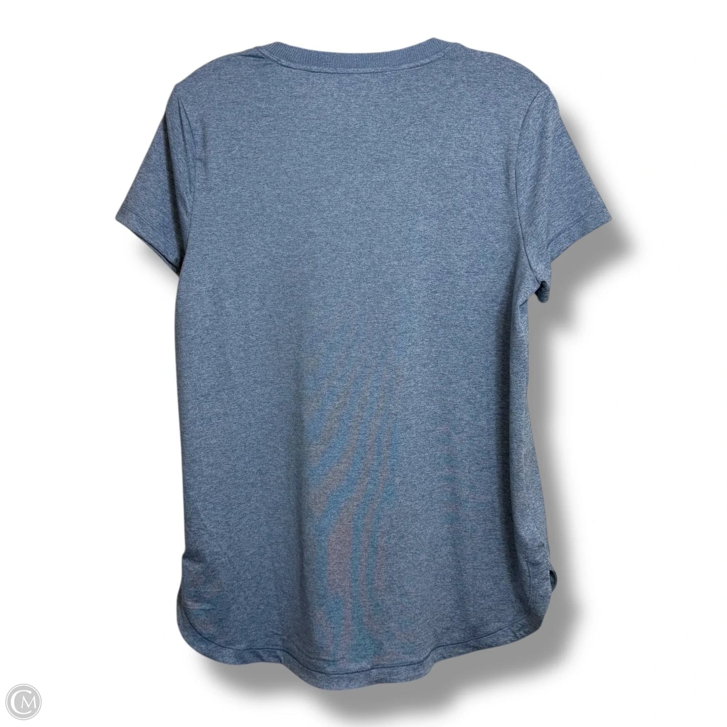 Athletic Top Short Sleeve By Athleta In Blue, Size: M