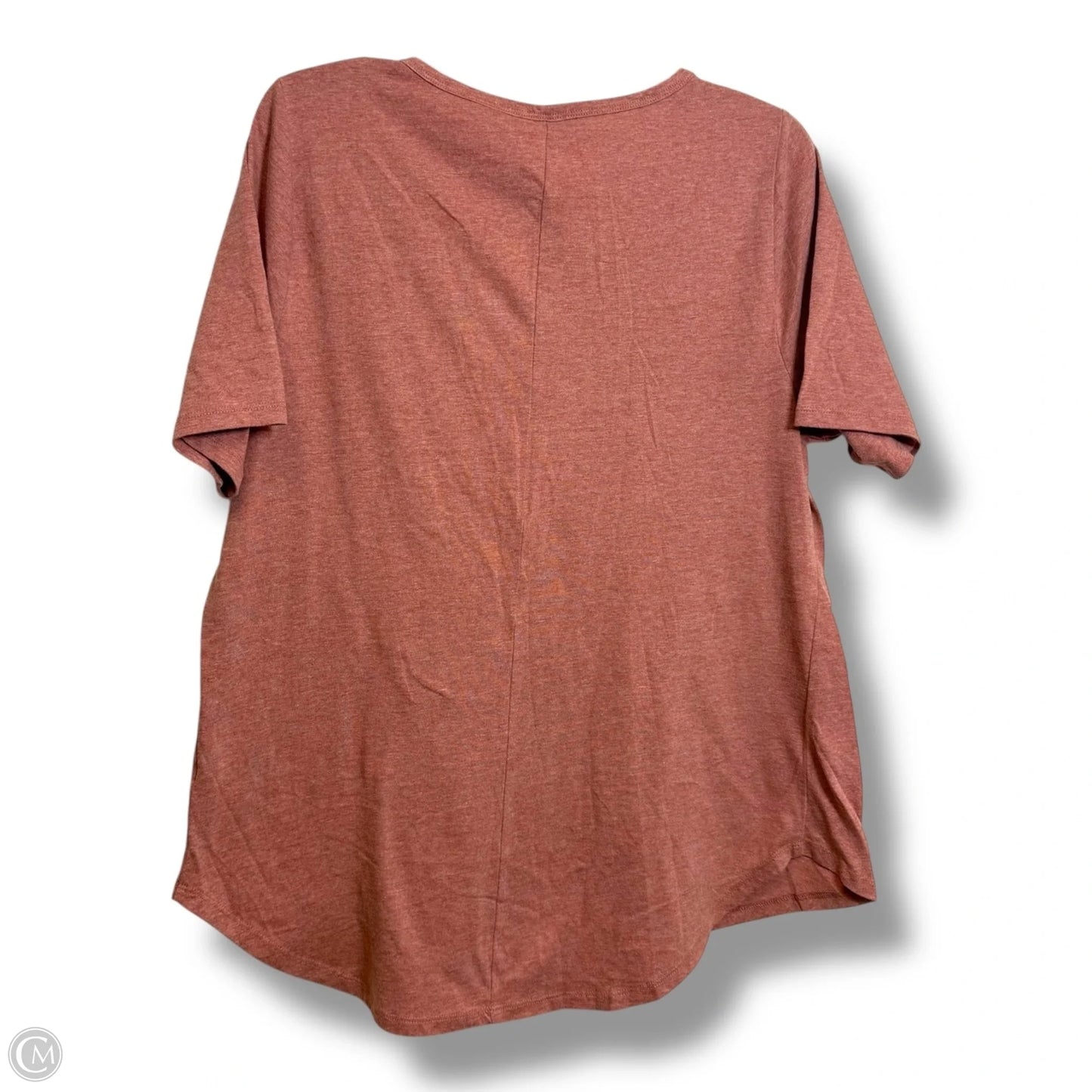 Top Short Sleeve Basic By Lane Bryant In Red, Size: Xl