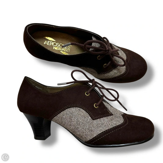 Shoes Heels Block By Aerosoles In Brown, Size: 6