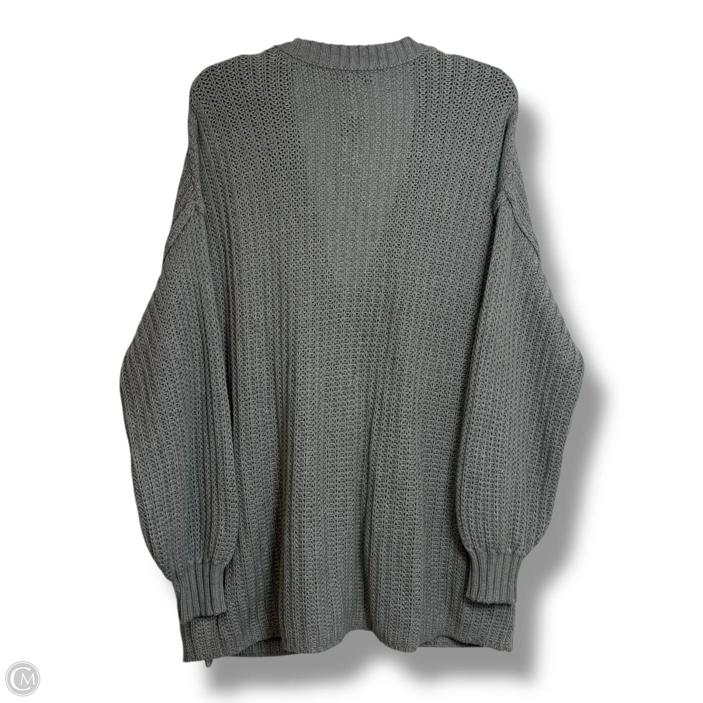Oversized Cardigan By American Eagle In Grey, Size: Xs
