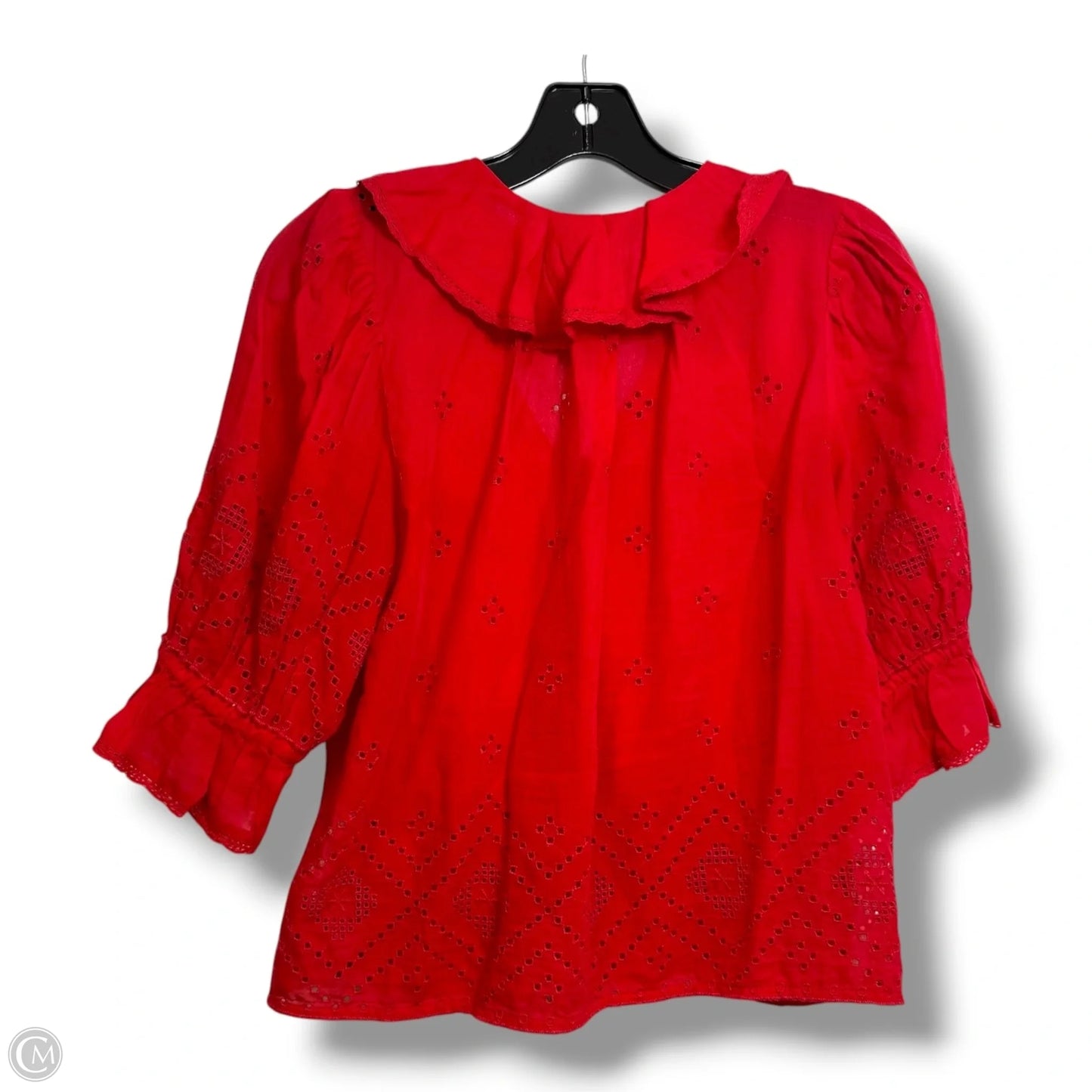 Top Short Sleeve By Madewell In Red, Size: Xxs