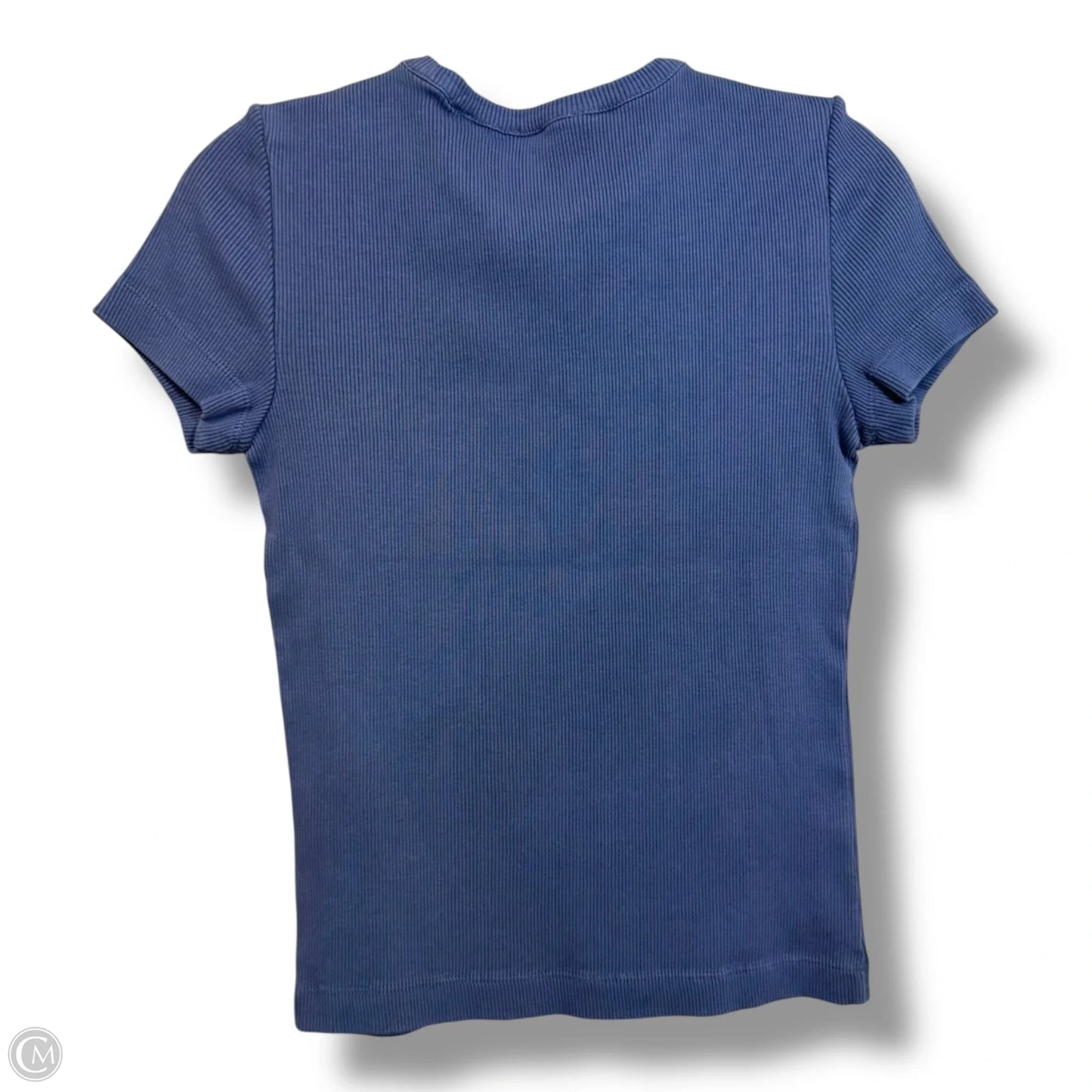 Top Short Sleeve Basic By Madewell In Blue, Size: S