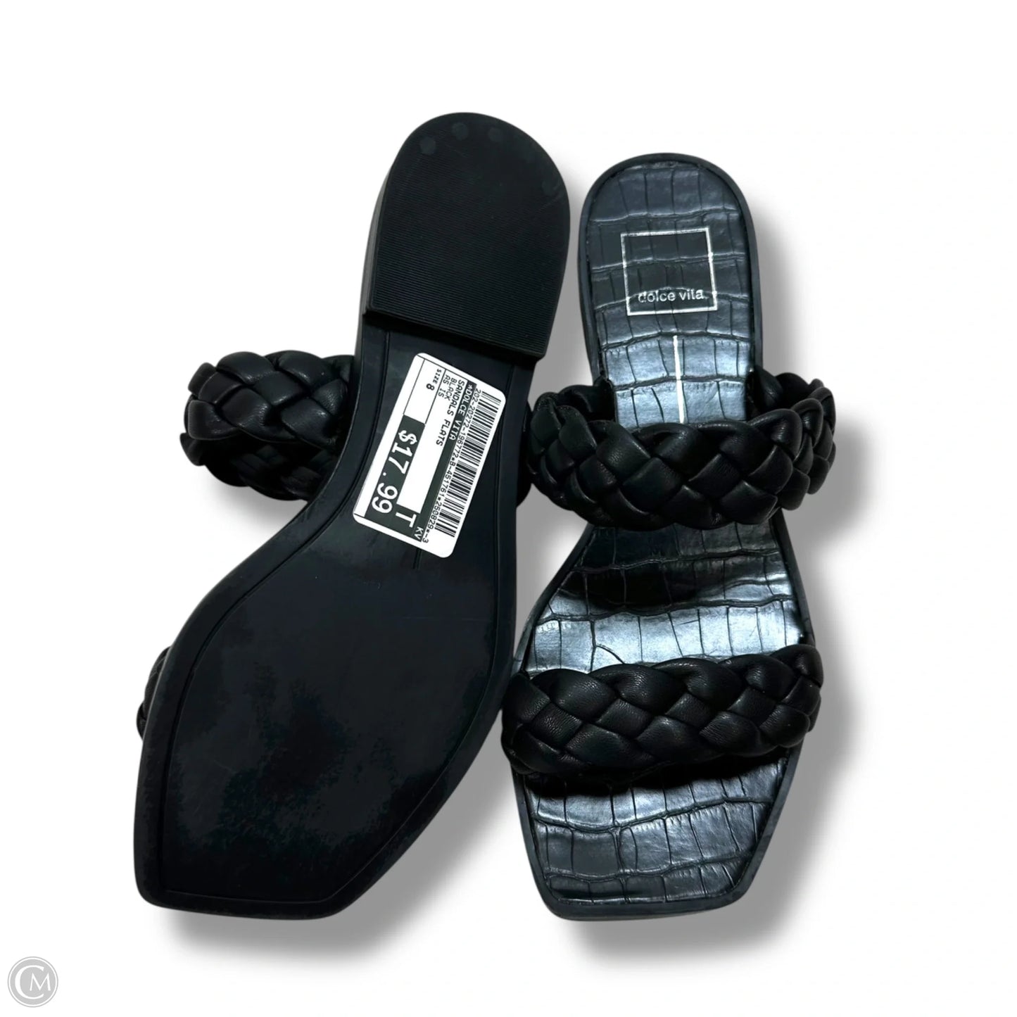 Sandals Flats By Dolce Vita In Black, Size: 8