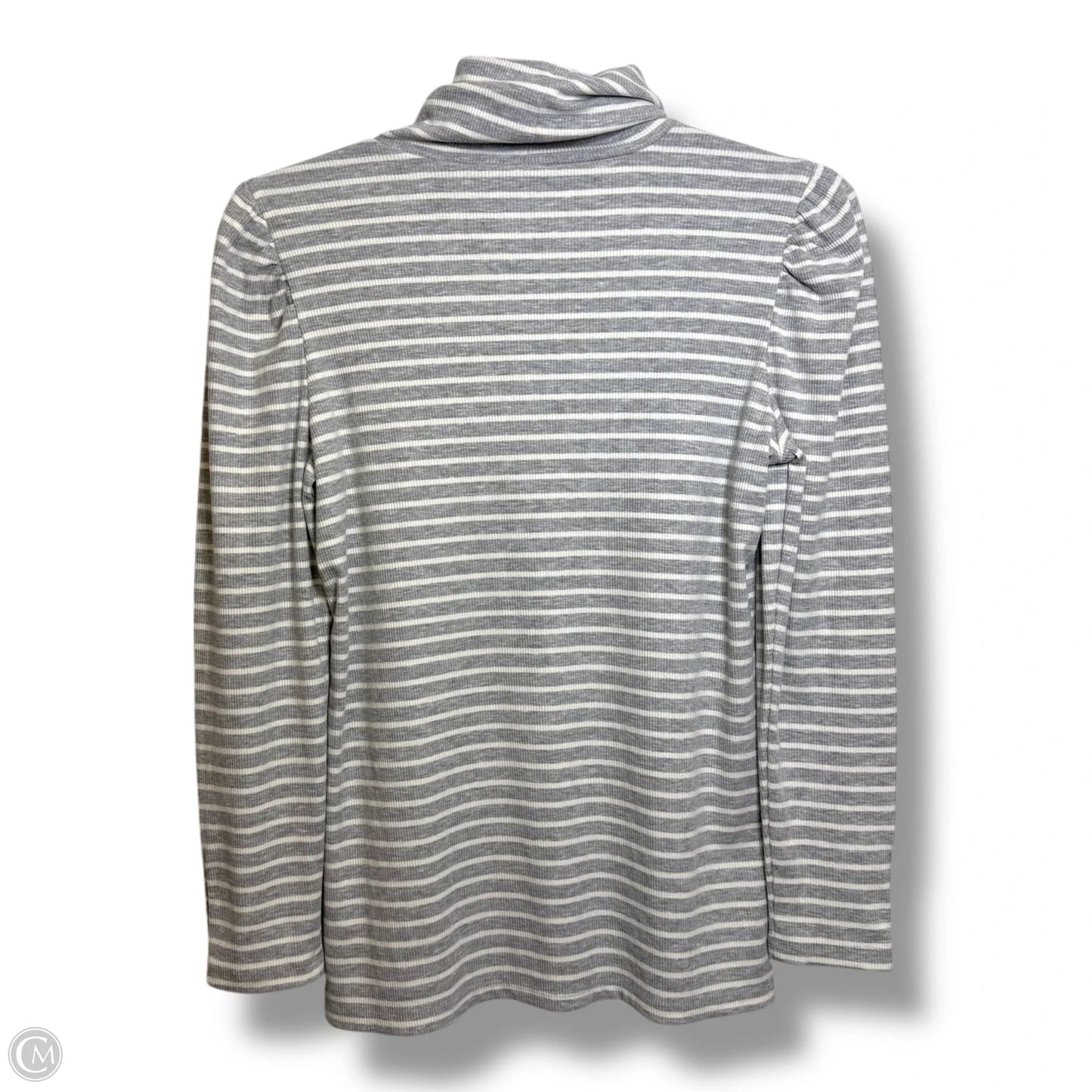 Top Long Sleeve Basic By Talbots In Striped Pattern, Size: Mp