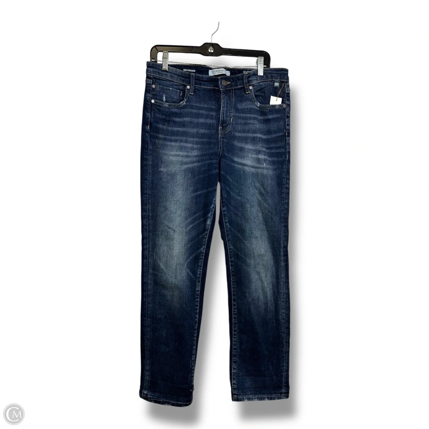 Jeans girlfriend By Liverpool In Blue Denim, Size: 8