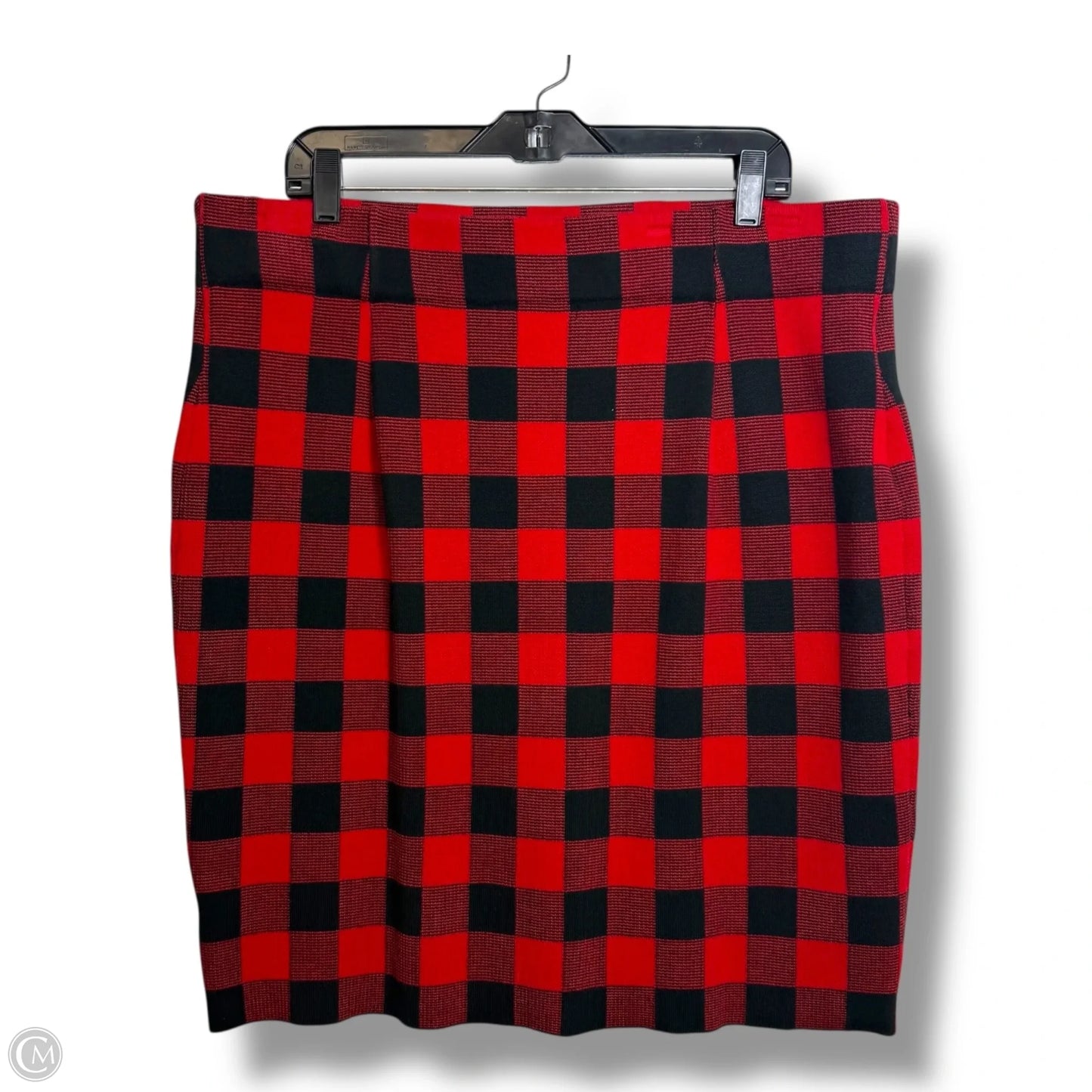 Skirt Mini & Short By Chaps In Plaid Pattern, Size: Xl