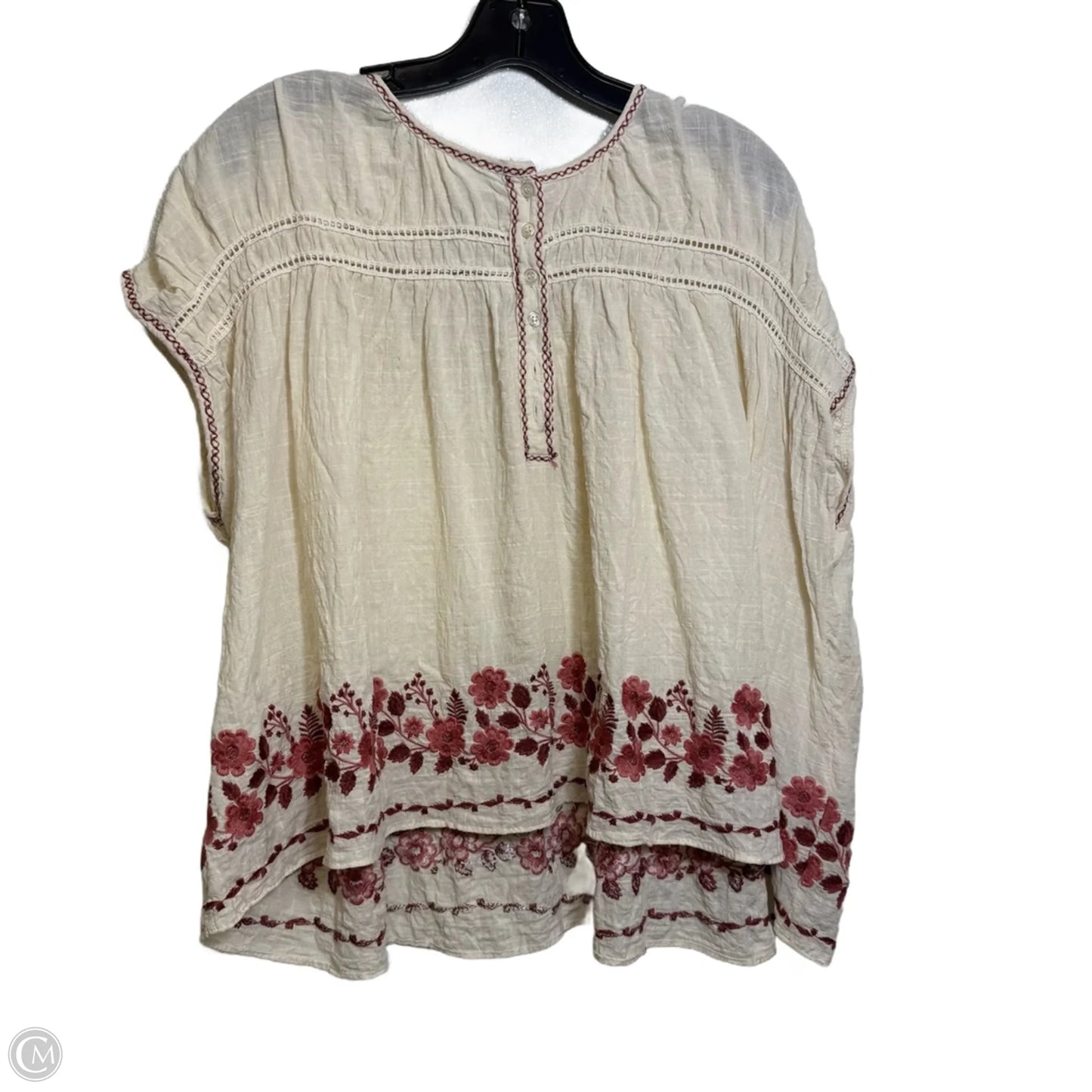 Top Sleeveless By Max Studio In Ivory, Size: M