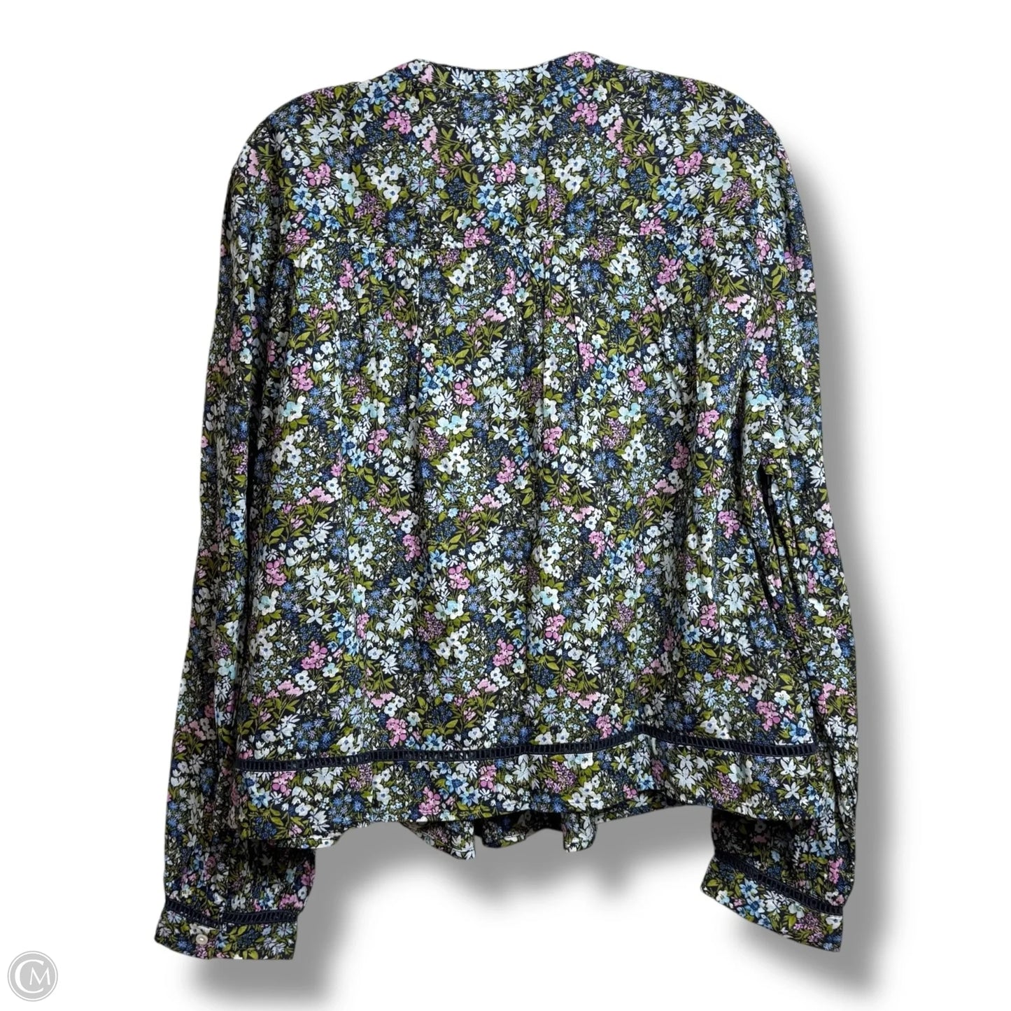 Top Long Sleeve By Old Navy In Floral Print, Size: Xl