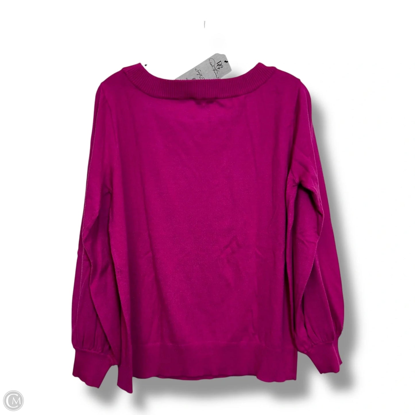 Sweater By Diane Gilman In Zebra Print, Size: L