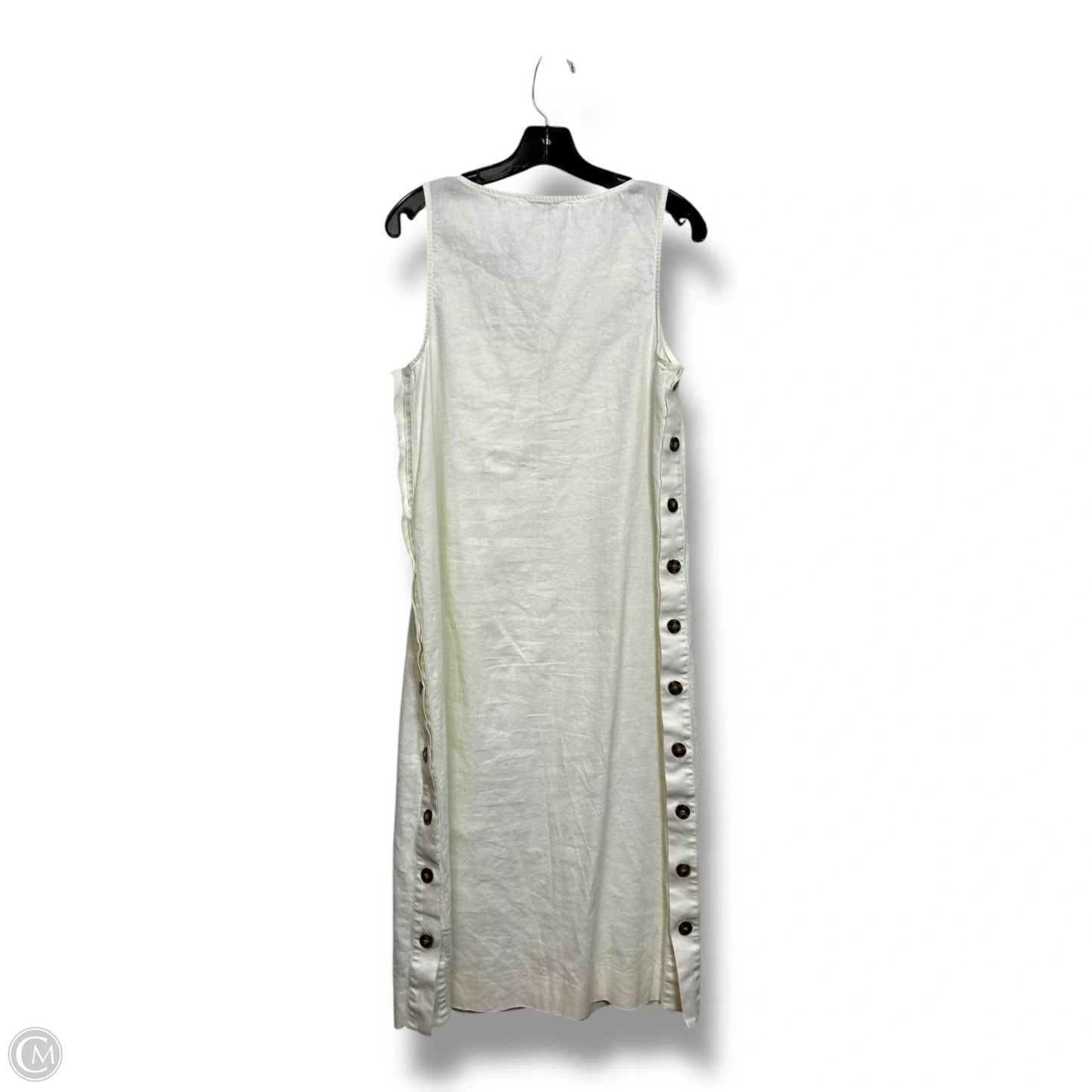 Dress Casual Midi By Madewell In Ivory, Size: S