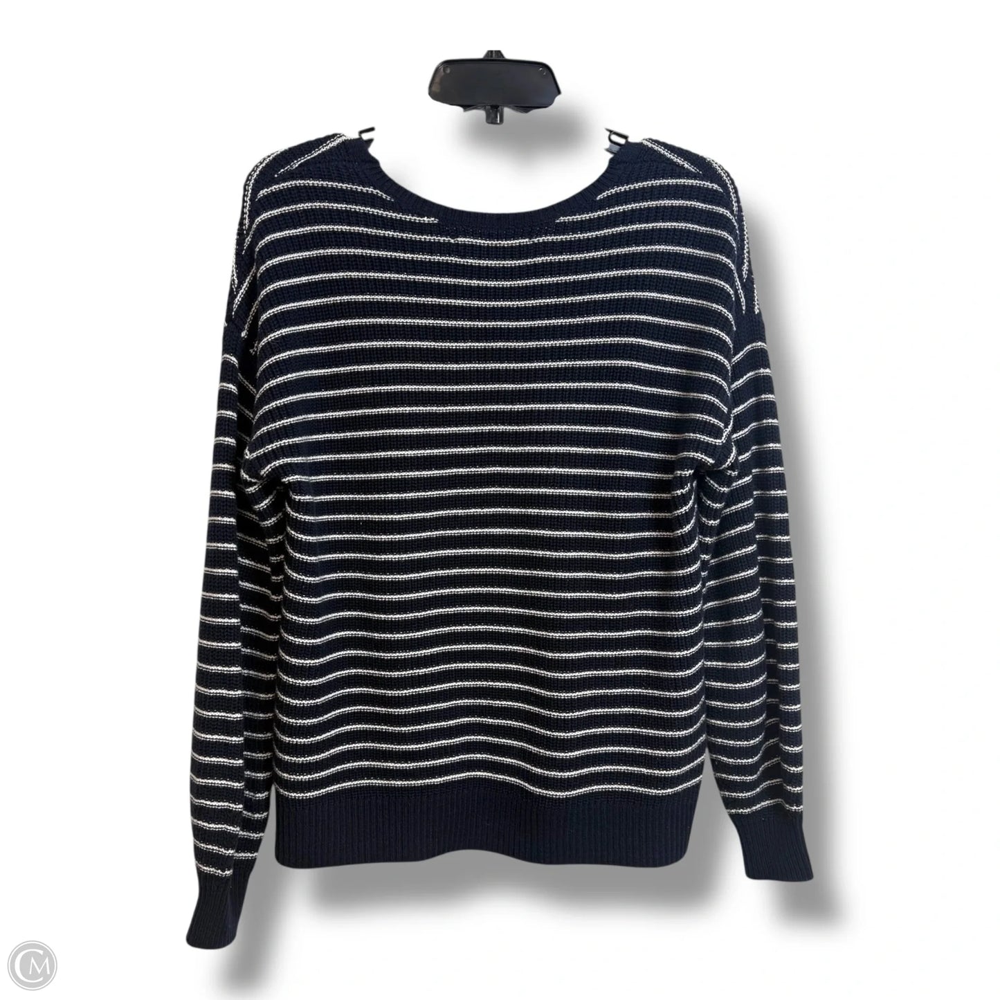 Sweater By Loft In Striped Pattern, Size: S