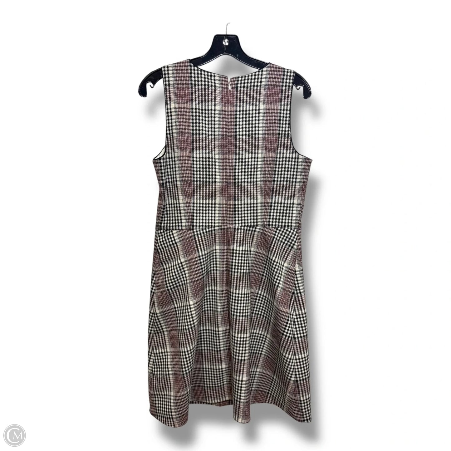 Dress Casual Short By Ann Taylor In Plaid Pattern, Size: Mp