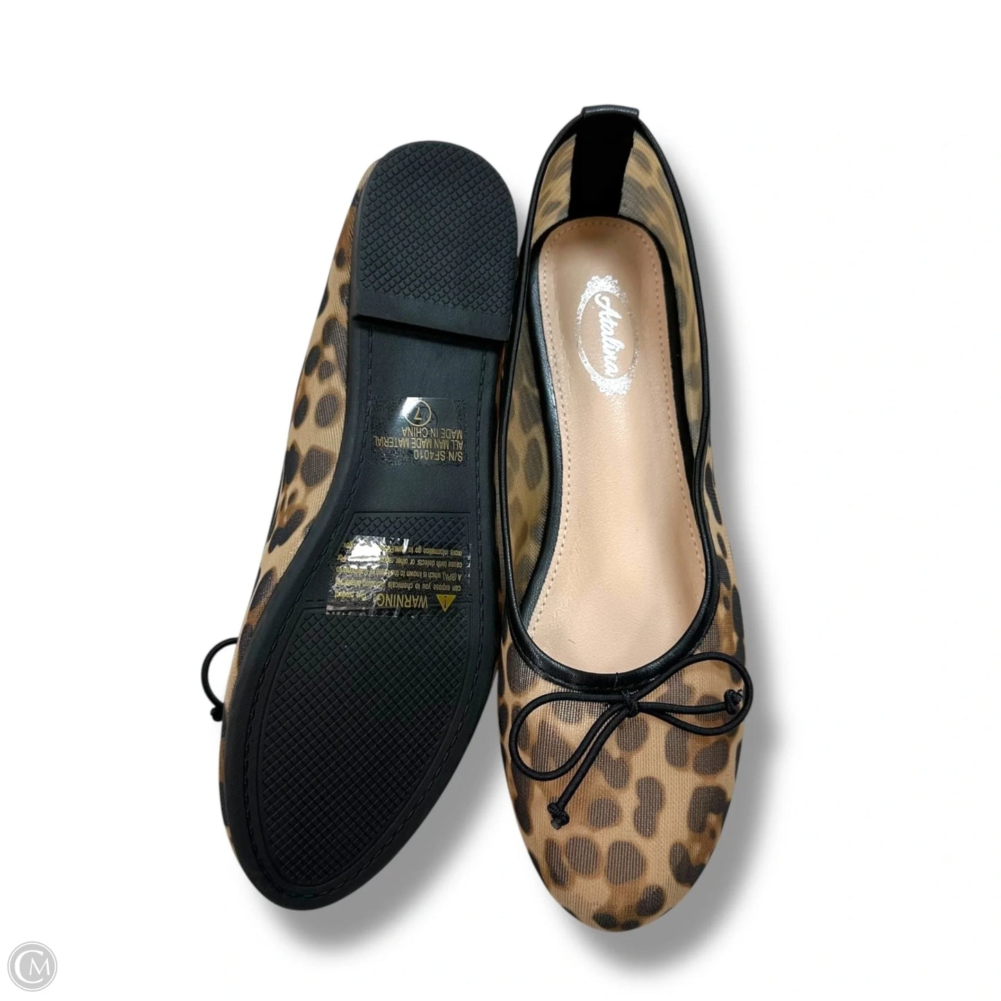Shoes Flats By Cme In Animal Print, Size: 7