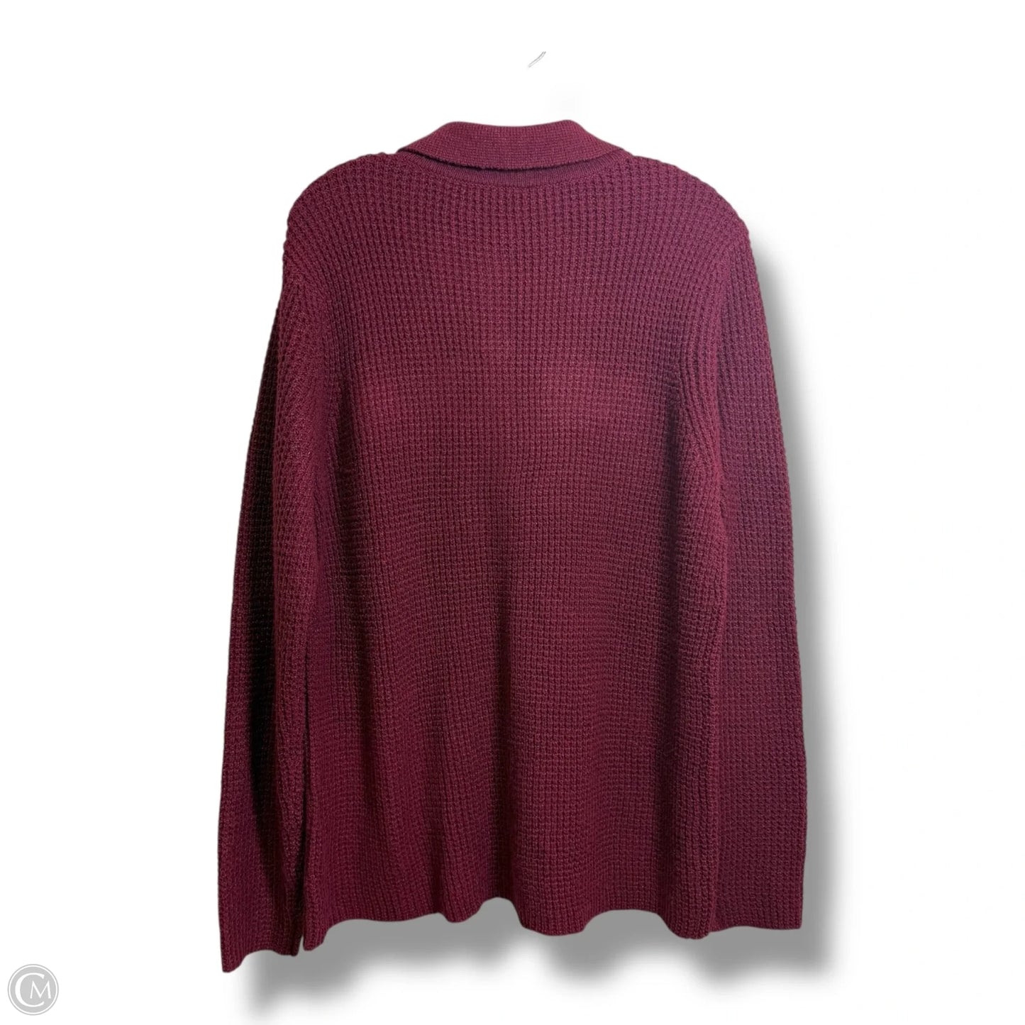 Sweater By Cme In Maroon, Size: S