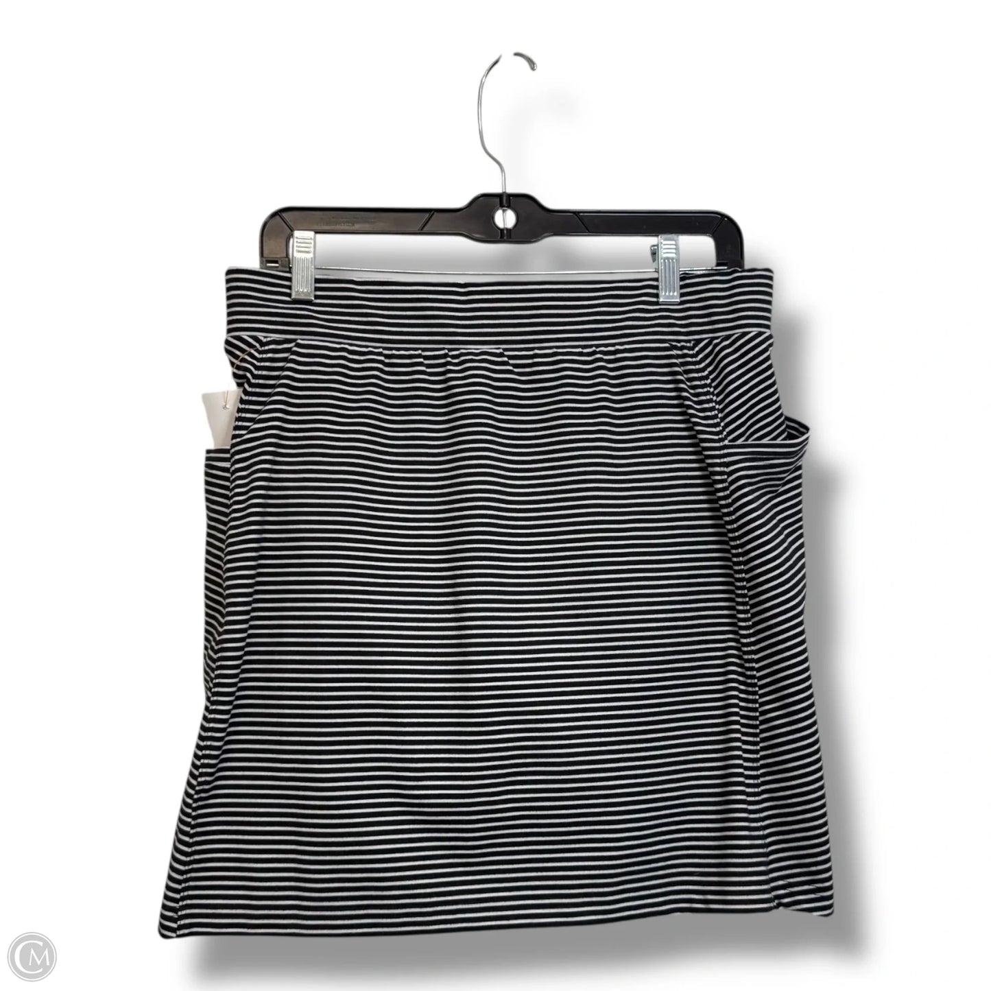 Skort By Talbots In Striped Pattern, Size: M