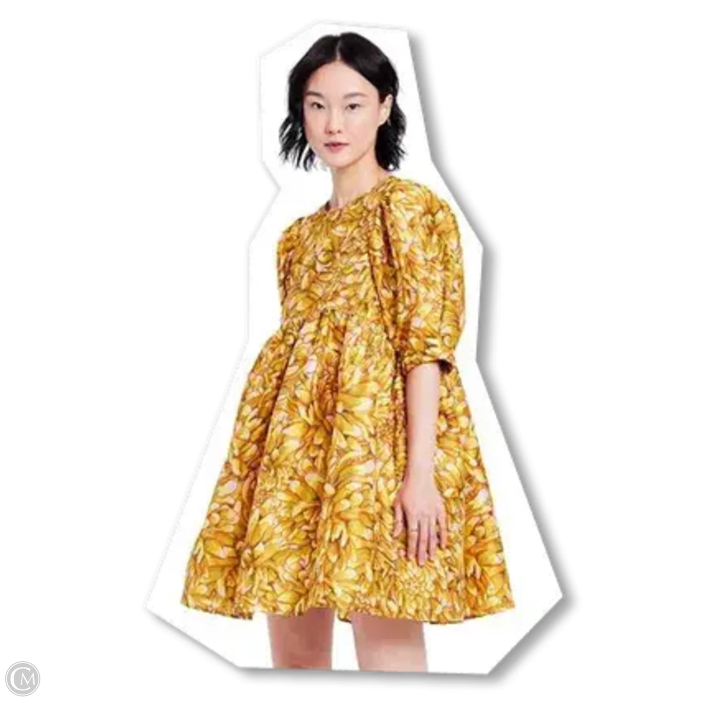 Kika Vargas Dress Casual Short By Target-designer In Yellow, Size: M