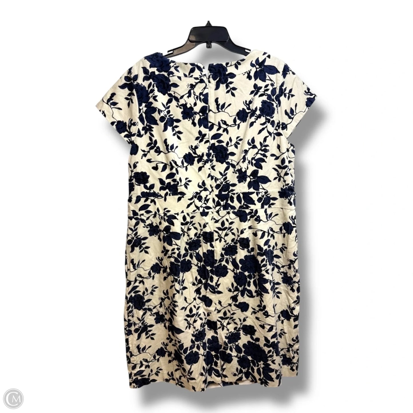 Dress Party Midi By Lands End In Floral Print, Size: 20