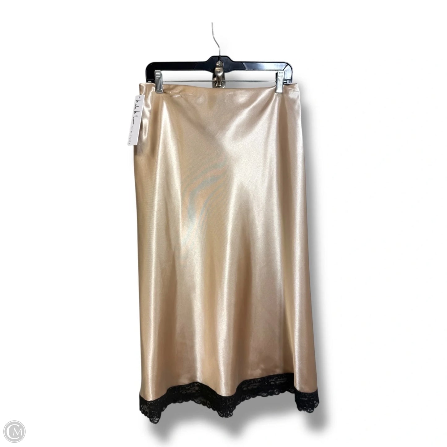 Skirt Midi By Nicole Miller In Beige, Size: M