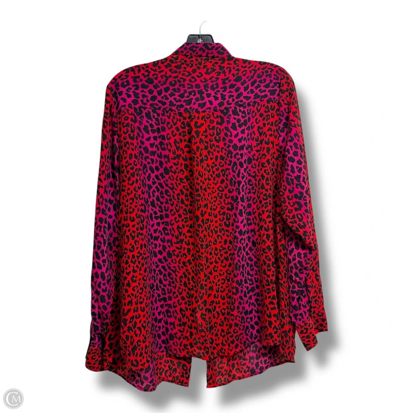 Top Long Sleeve By Lane Bryant In Animal Print, Size: 1x