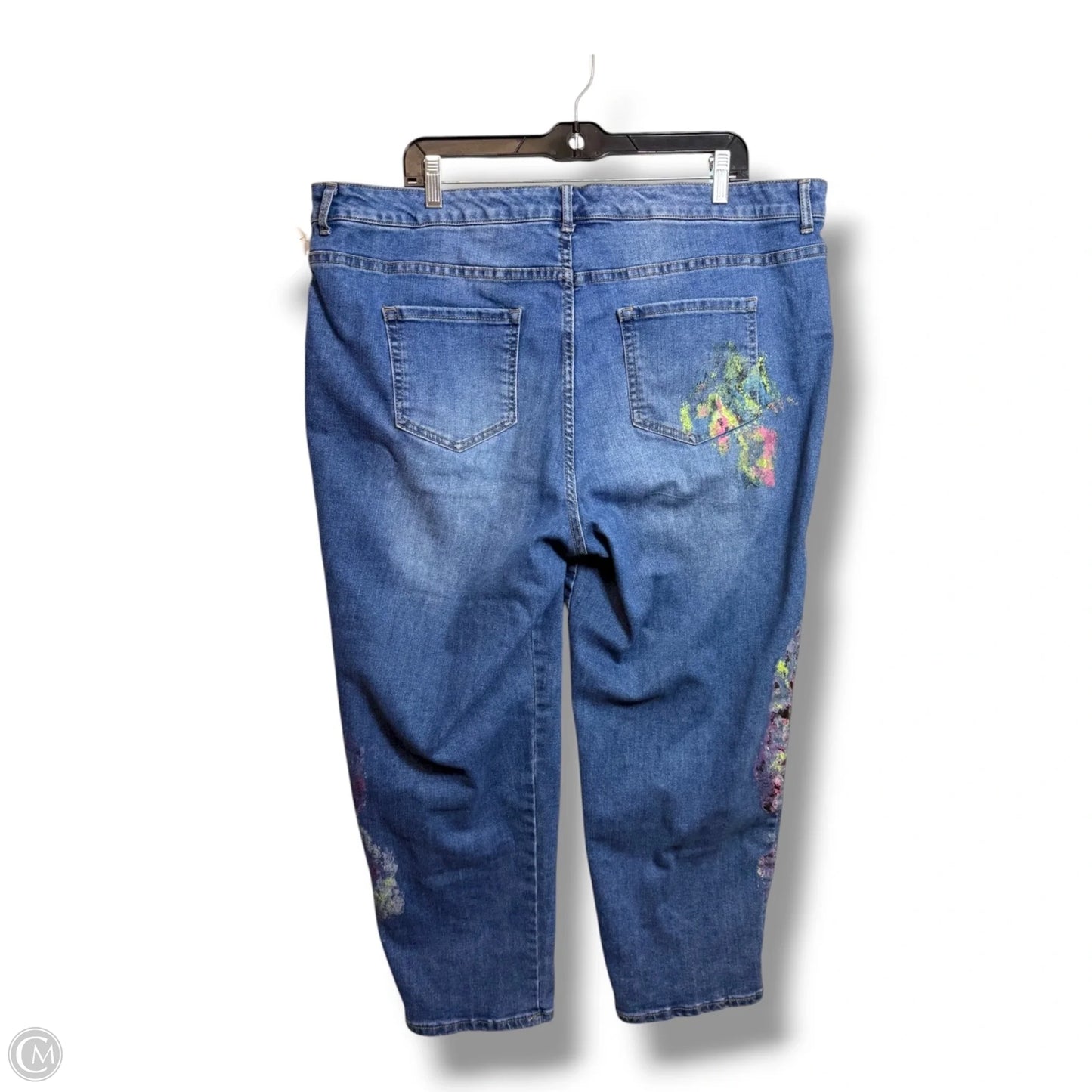 Jeans Boyfriend By Logo In Blue Denim, Size: 20