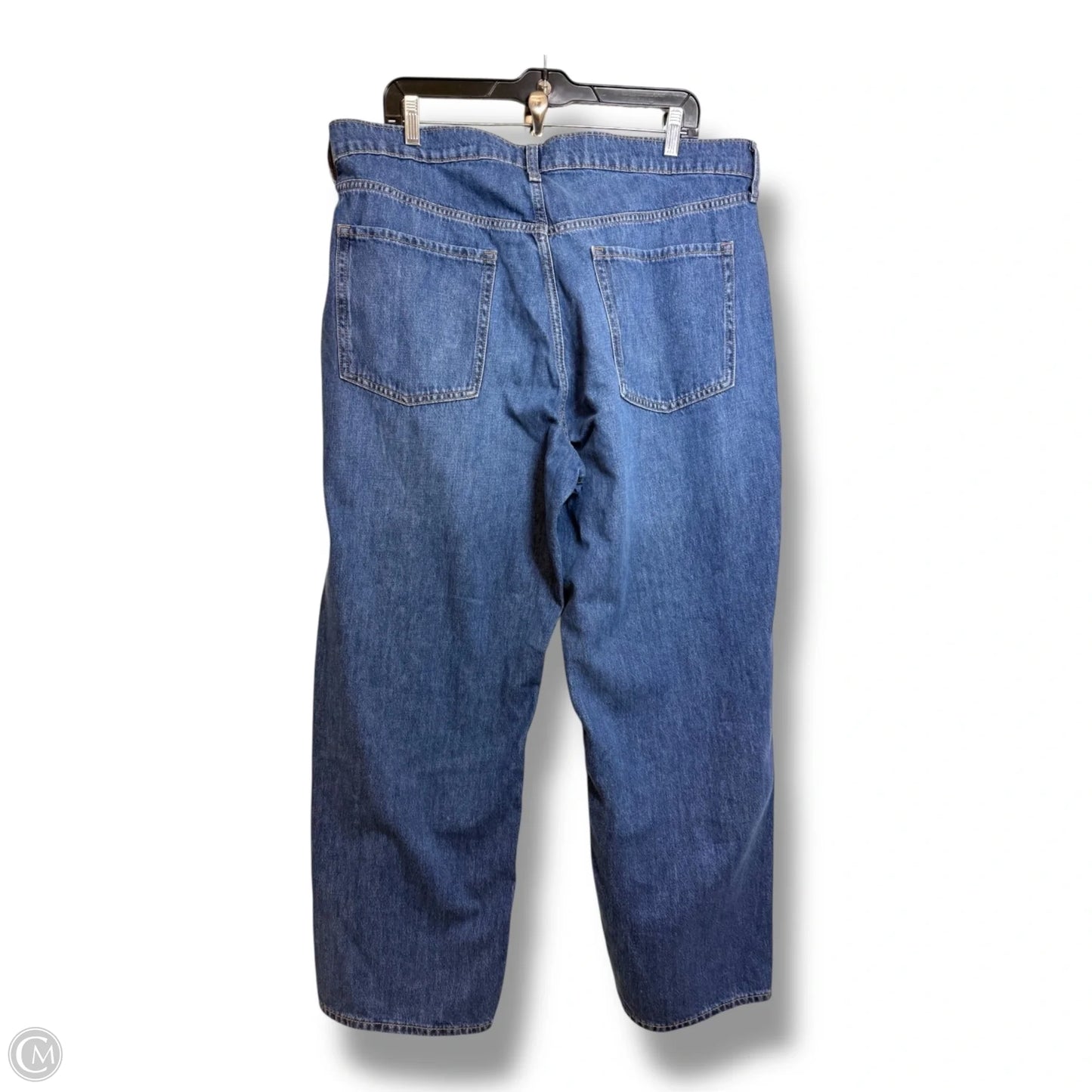 Jeans Straight By Old Navy In Blue Denim, Size: 14