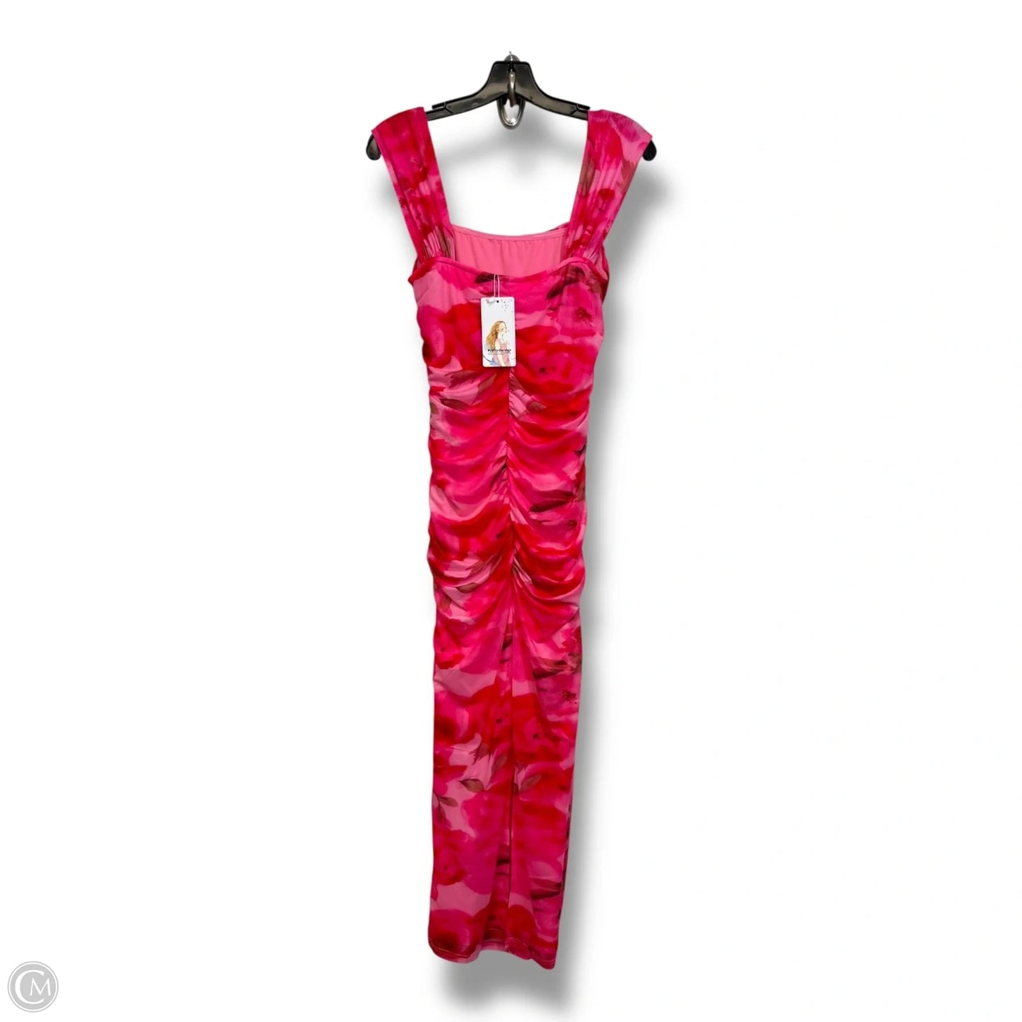 Dress Casual Midi By Prettygarden In Floral Print, Size: M