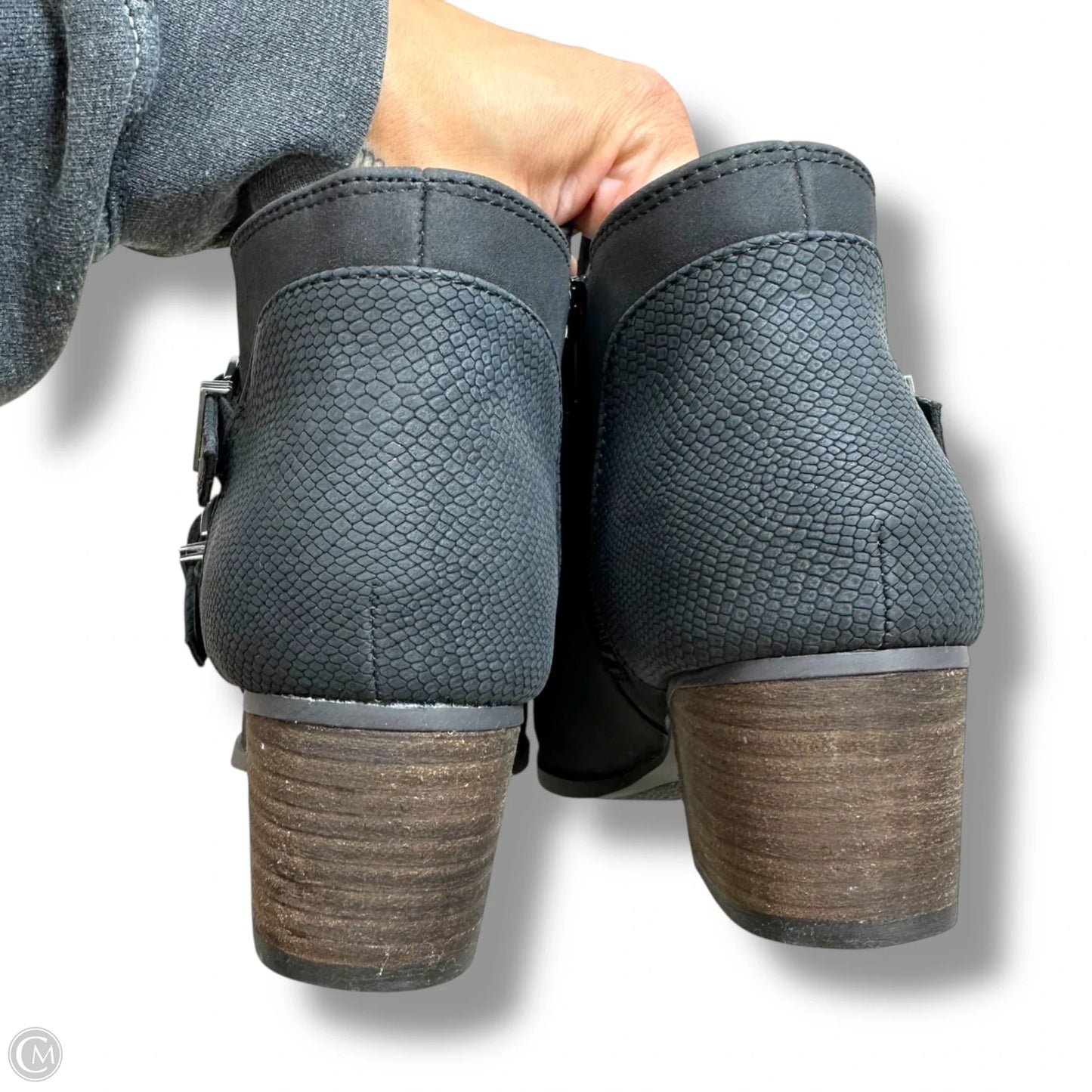 Boots Ankle Flats By Life Stride In Black, Size: 9.5