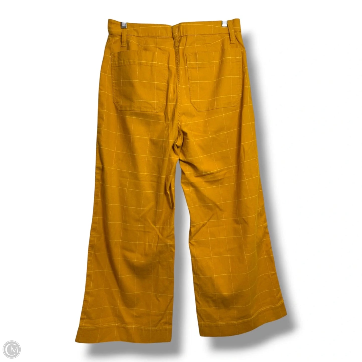 Pants Wide Leg By Madewell In Yellow, Size: 8