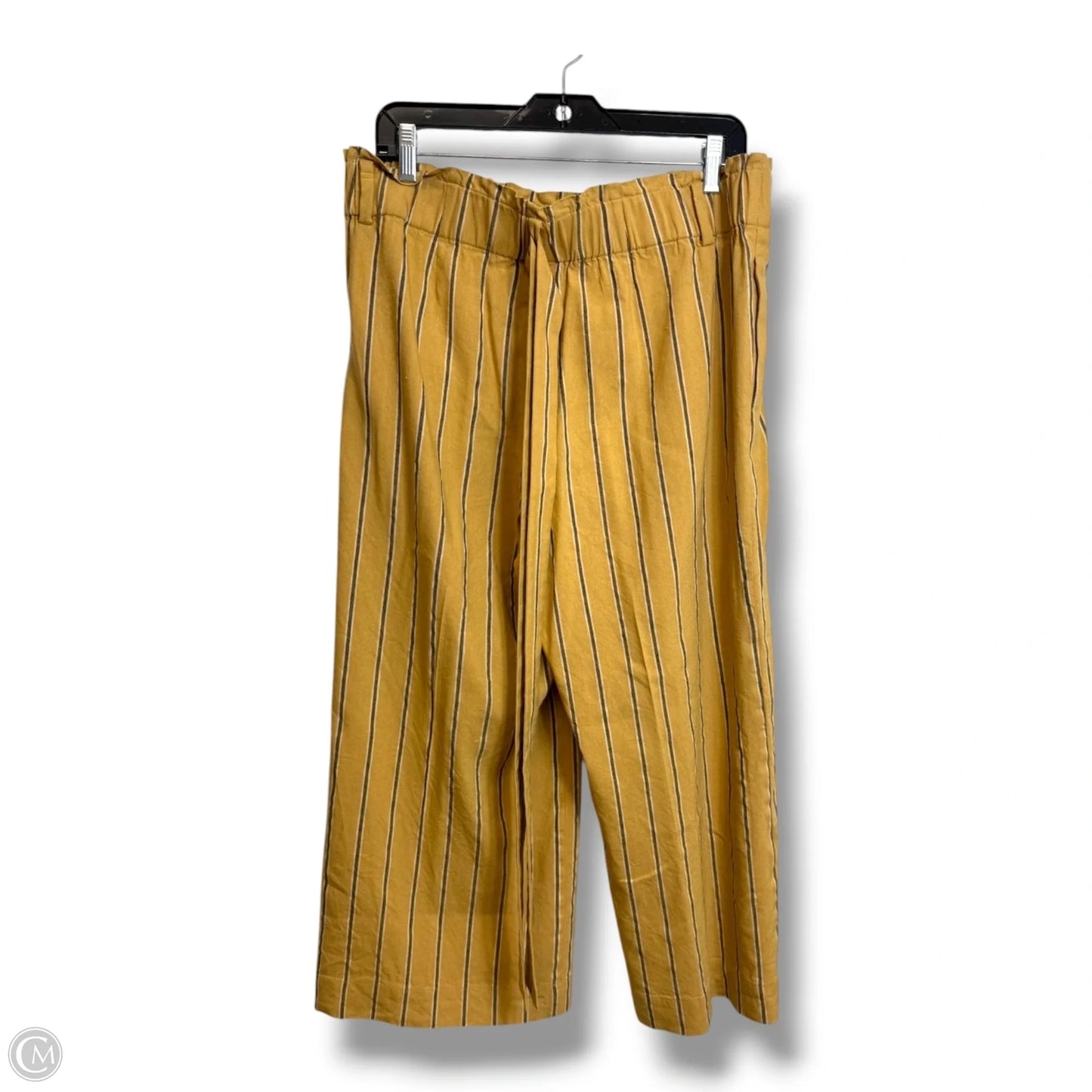 Pants Wide Leg By J. Jill In Striped Pattern, Size: M