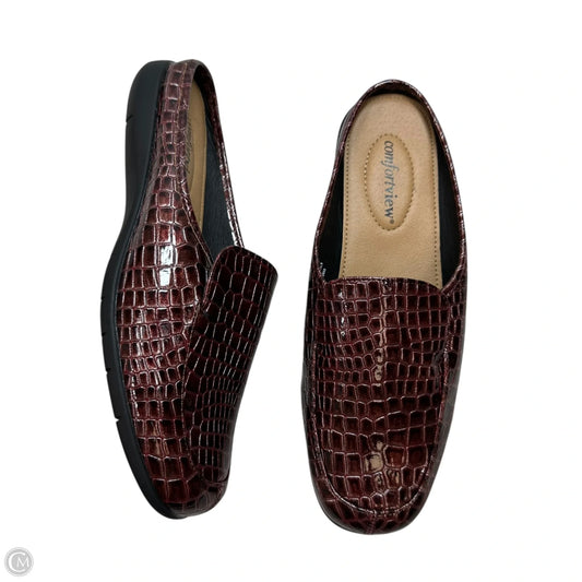 Shoes Flats By Comfortview In Brown, Size: 7.5